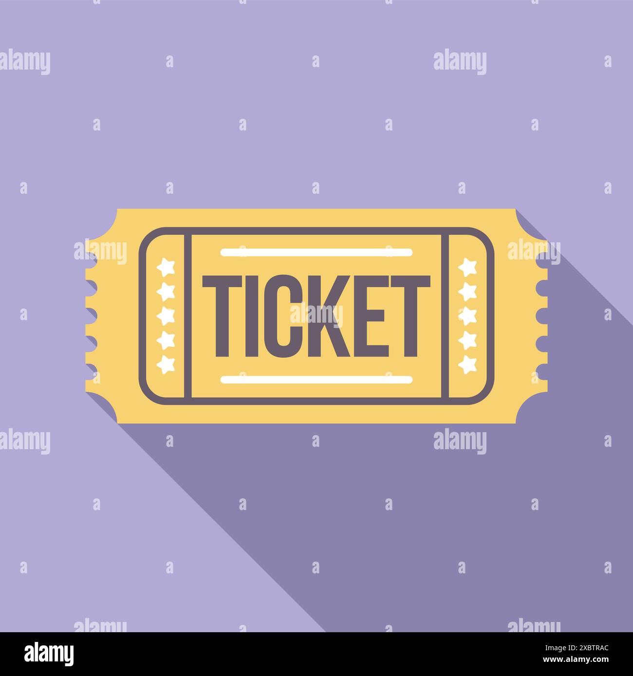 Simple icon ticket symbolizing hi-res stock photography and images - Alamy