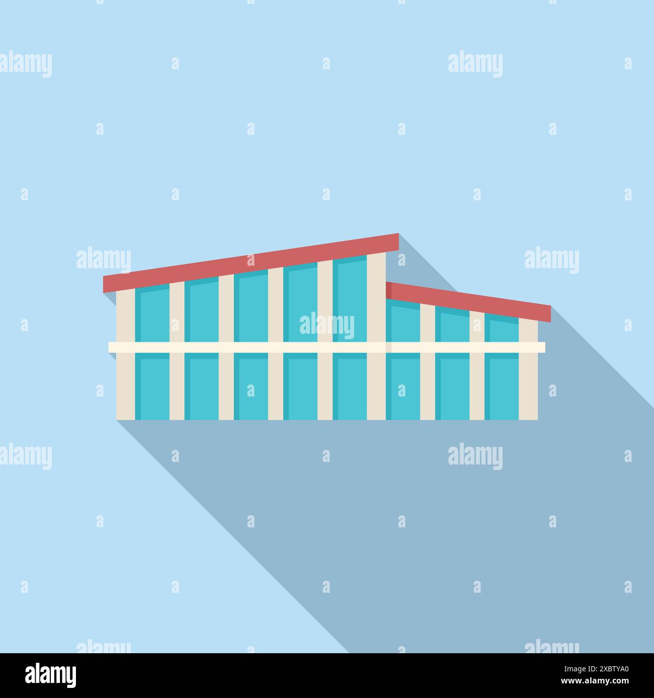 High rise building light and shadow Stock Vector Images - Alamy