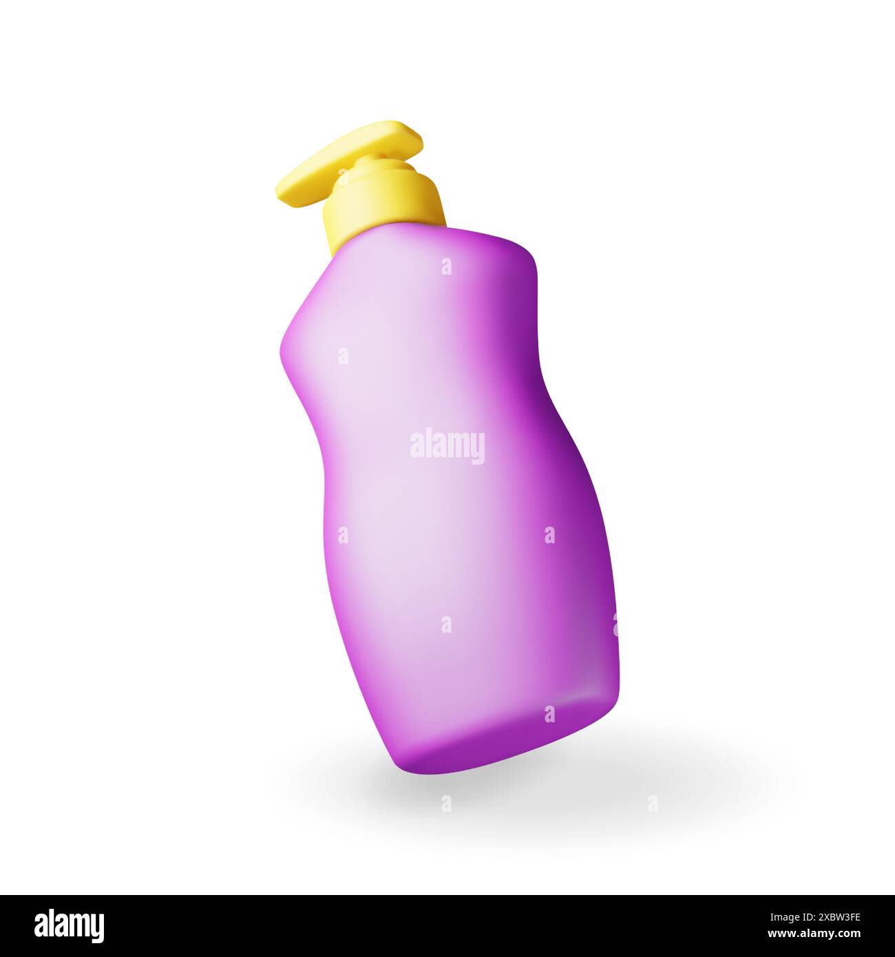 3D plastic bottle with dispenser pump isolated Stock Vector Image & Art ...