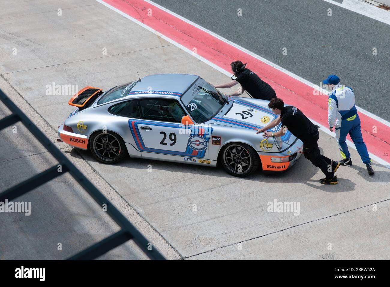 Los Arcos, Spain-May 25, 2024: 1990 Porsche 964 (911) 