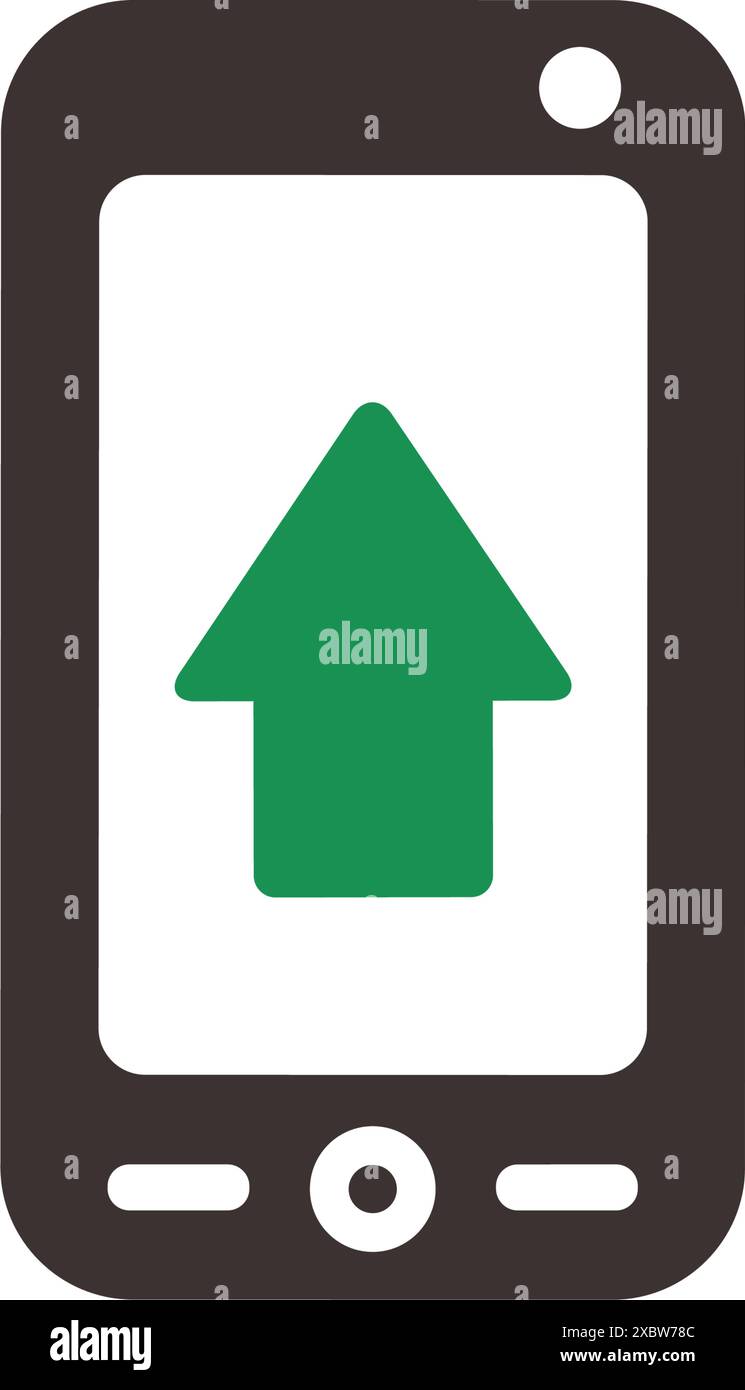 smart phone icon, made in color style Stock Vector Image & Art - Alamy