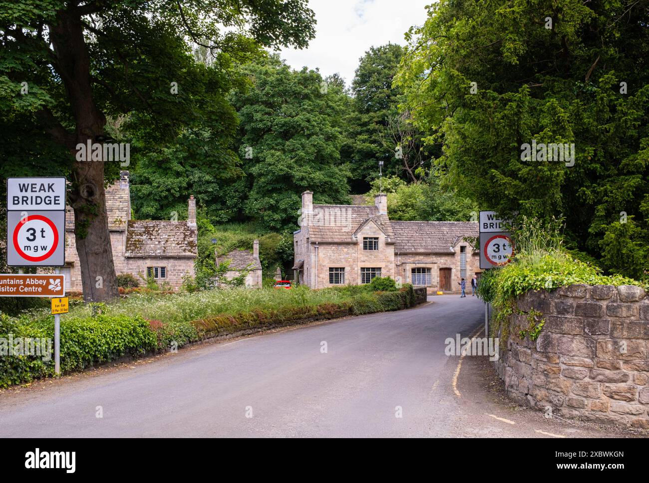National Trust holiday cottages at the West Gate of Fountains Abbey