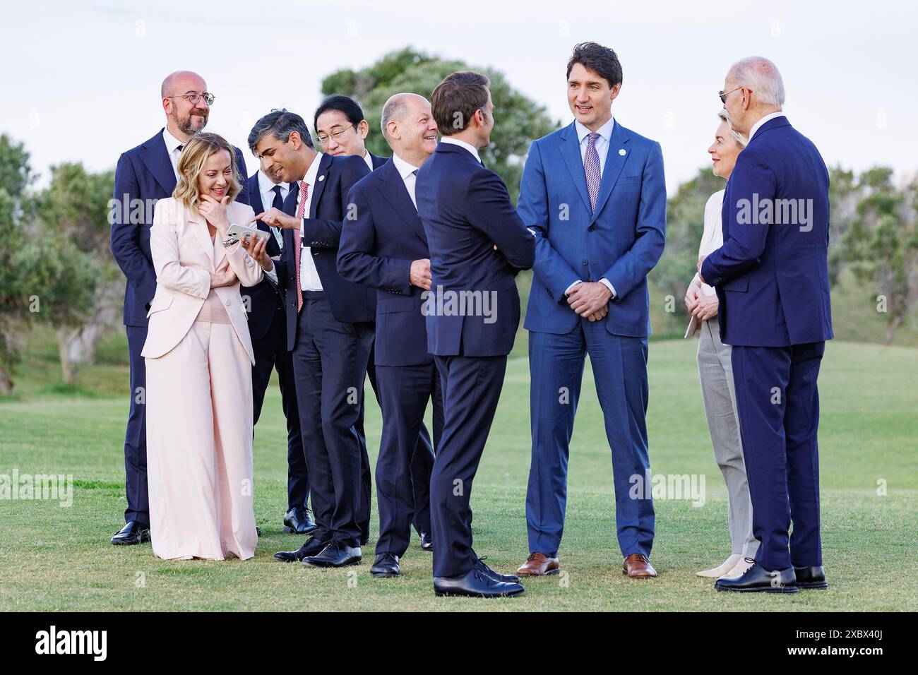 charles-michel-olaf-scholz-justin-trudeau-emmanuel-macron-giorgia