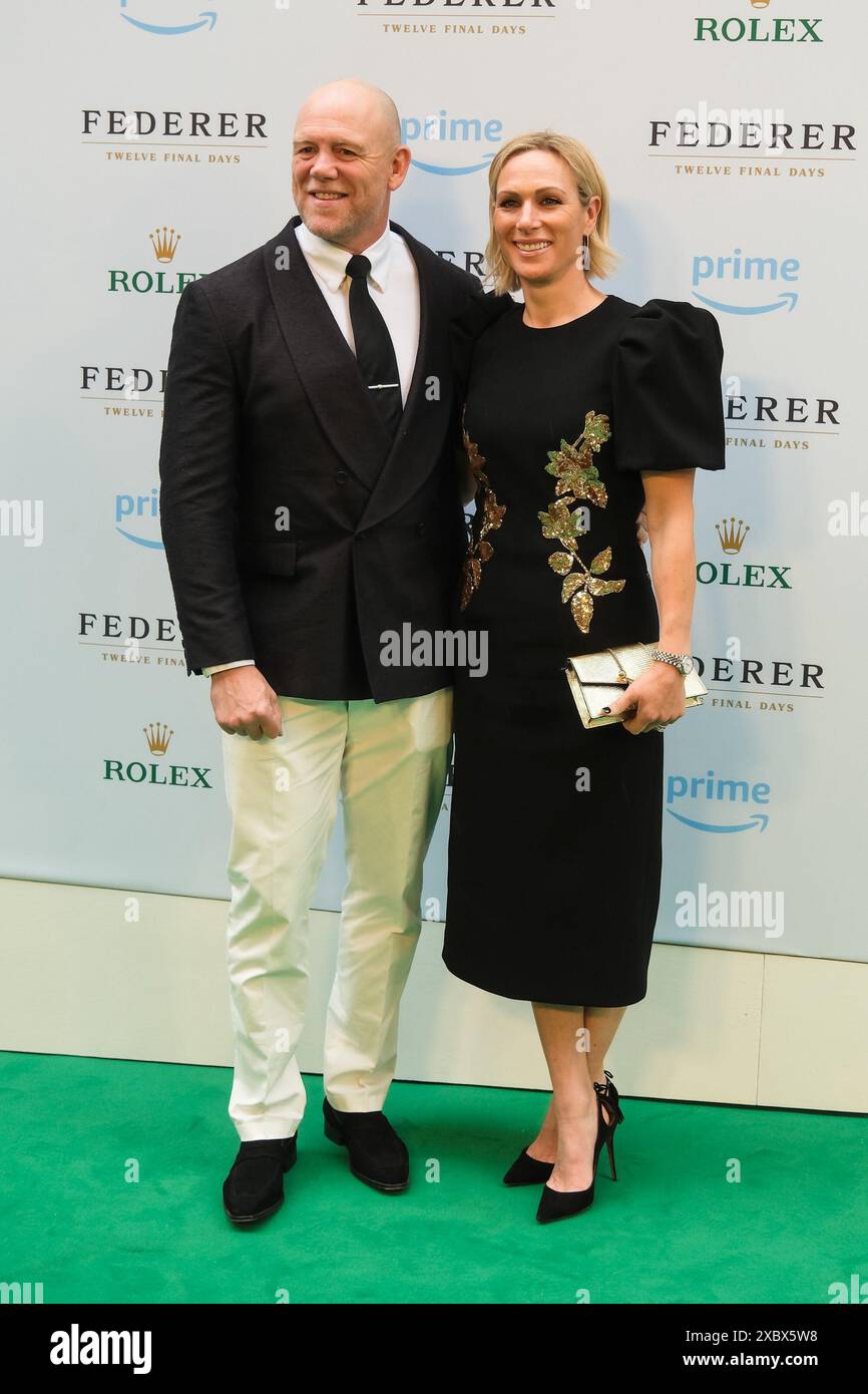 london-uk-13th-june-2024-mike-tindall-and-zara-tindall-photographed