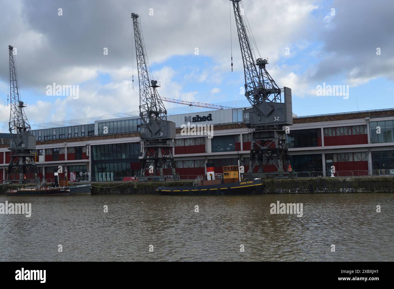 The Electric Cargo Cranes of Bristol Harbour alongside M Shed Museum