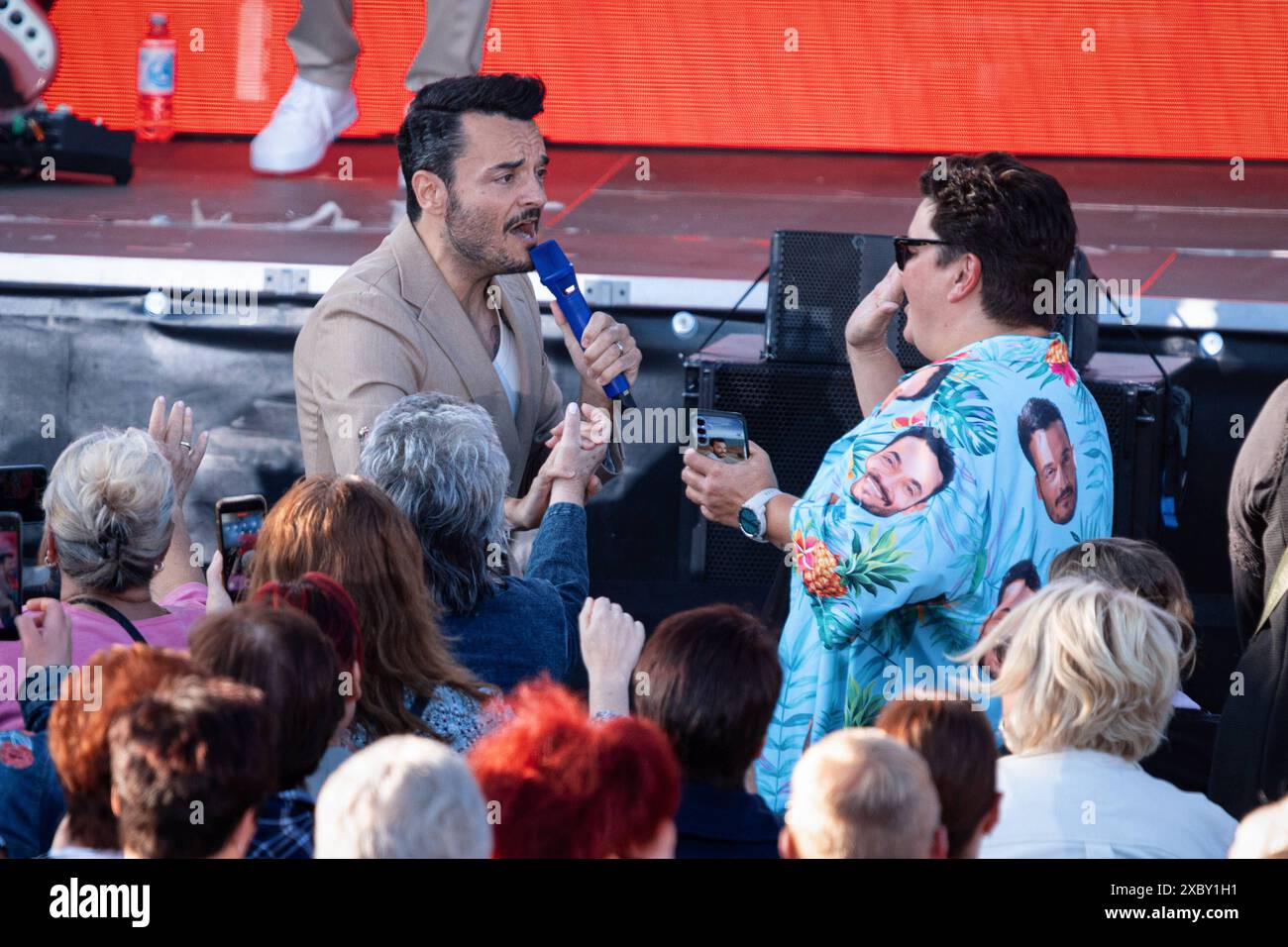 Entertainer und Sänger Giovanni Zarrella tritt mit seiner Show Eine