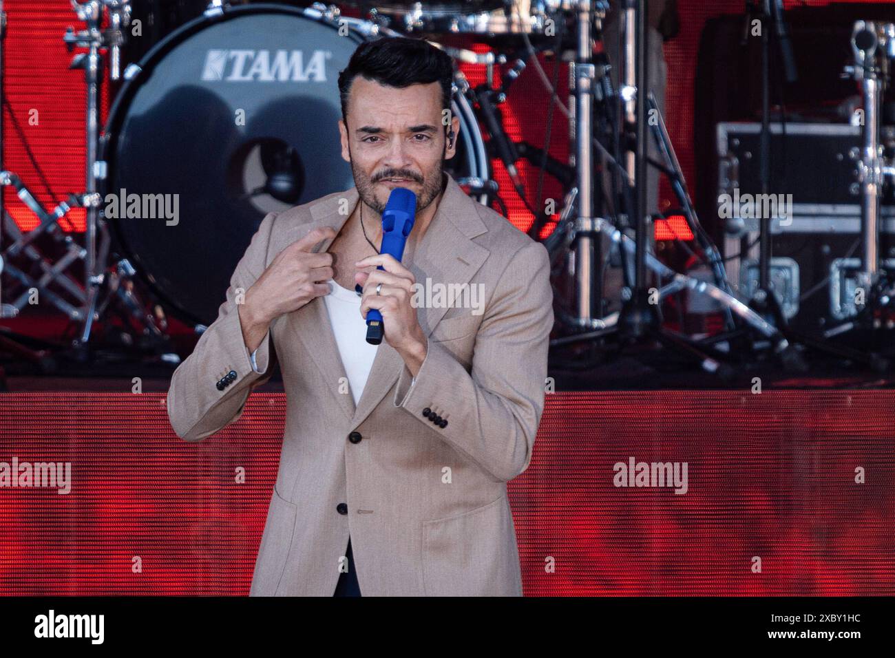 Entertainer und Sänger Giovanni Zarrella tritt mit seiner Show Eine