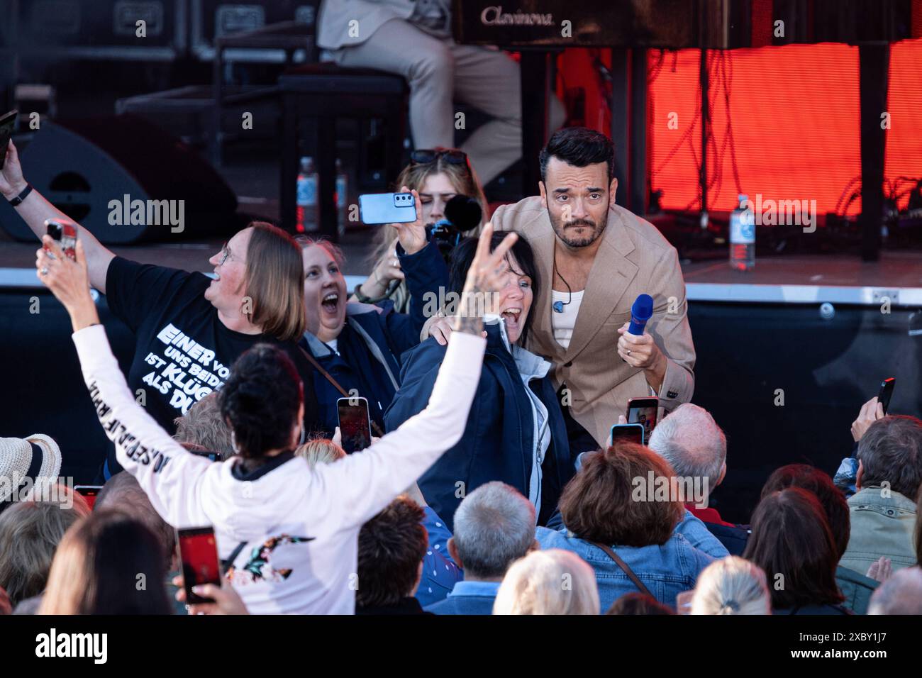 Entertainer und Sänger Giovanni Zarrella tritt mit seiner Show Eine