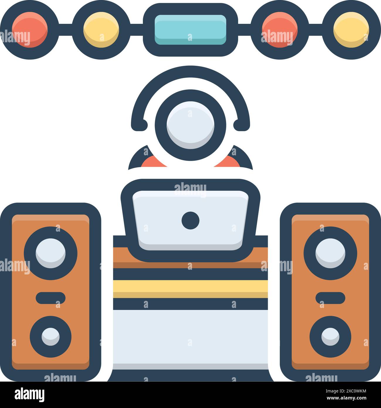 Sound system operator Stock Vector Images - Alamy