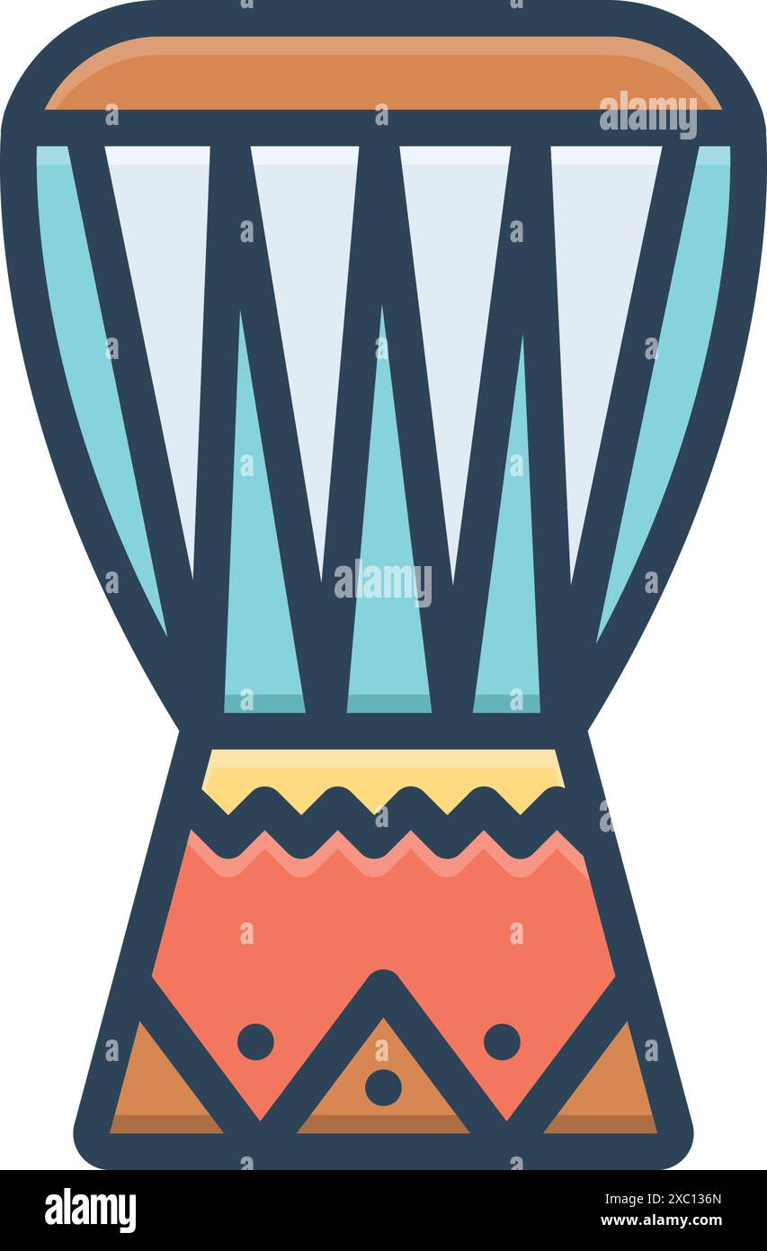 Icon for african drum,drum Stock Vector Image & Art - Alamy