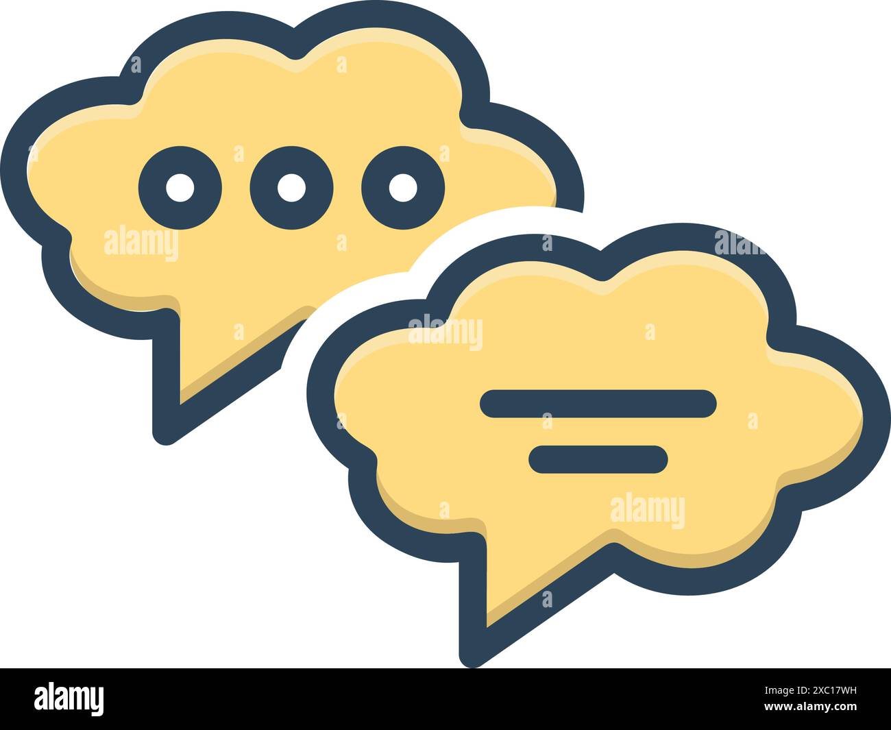 Dialogue chat hi-res stock photography and images - Alamy
