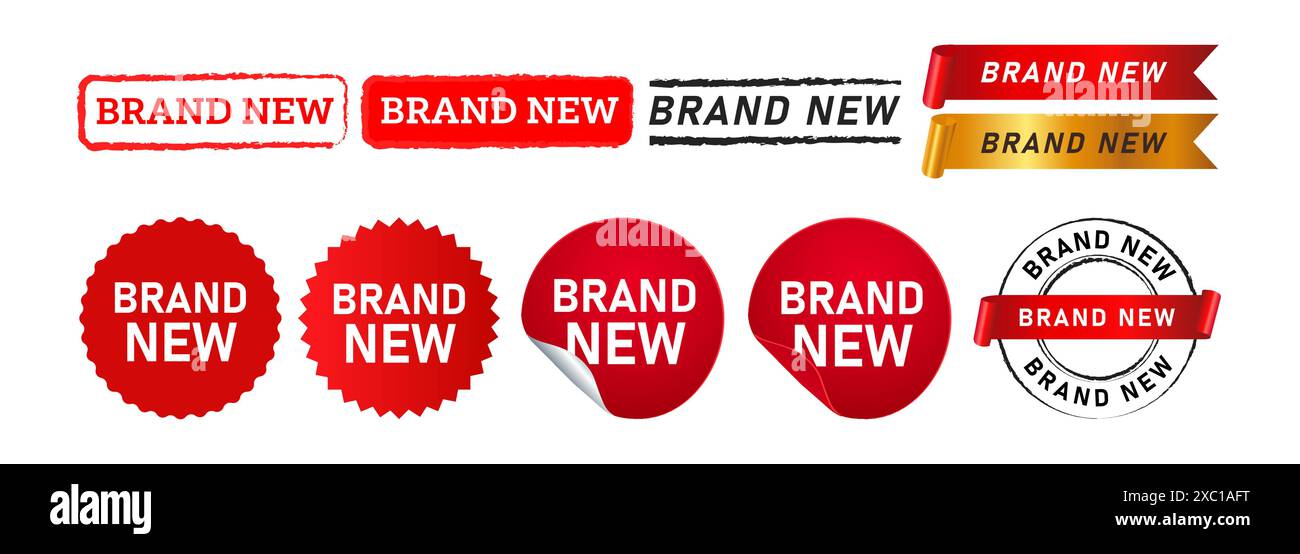 brand new rubber stamp labels sticker sticker tag new items Stock