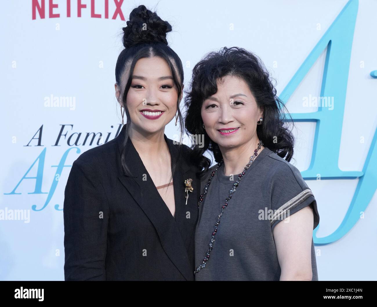Los Angeles, USA. 13th June, 2024. (L-R) Sherry Cola and Mom Zeng Ping ...