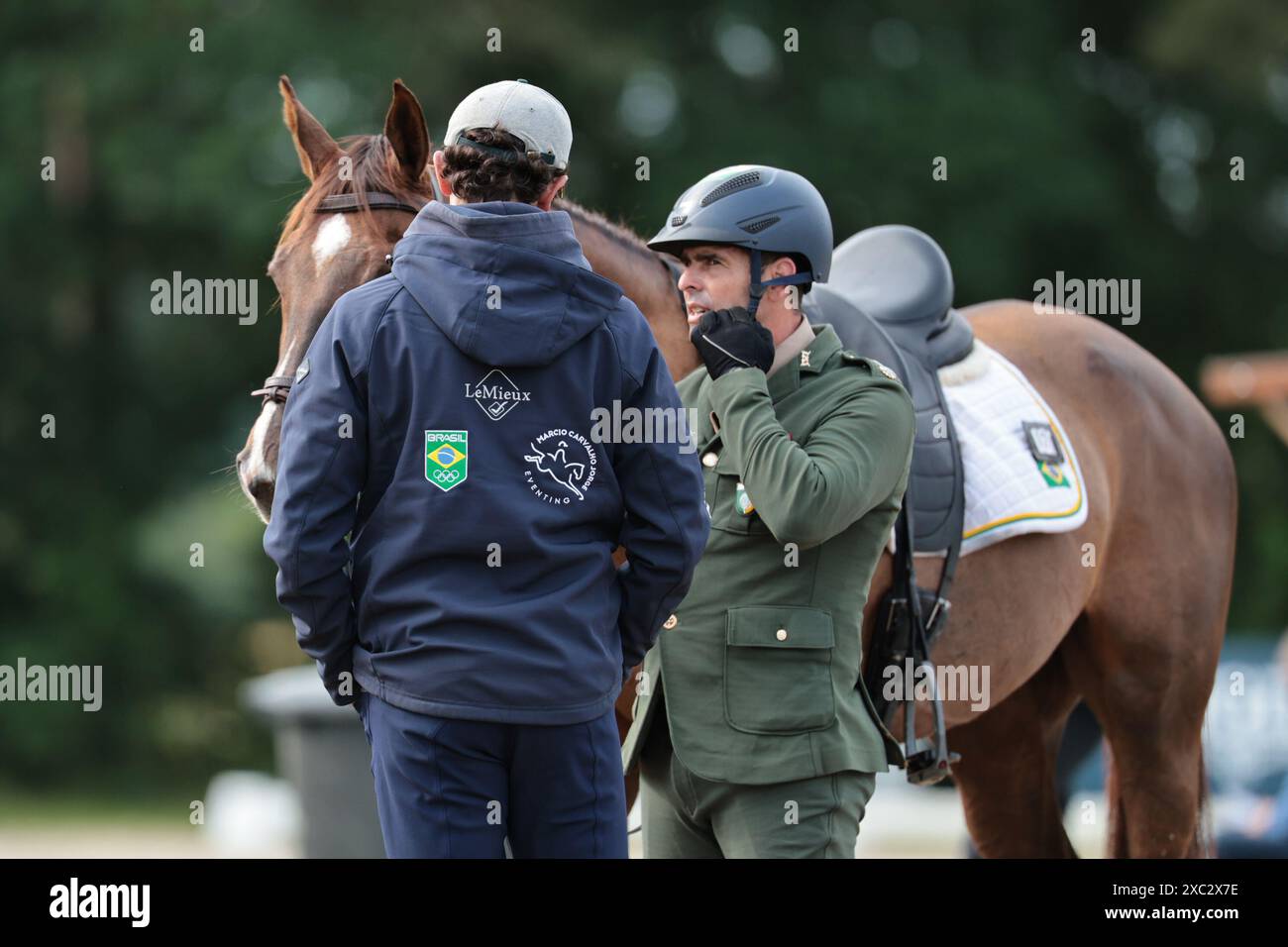 Luhmuhlen, Germany, June 14, 2025 Vinicius Albano Almeida Leal of