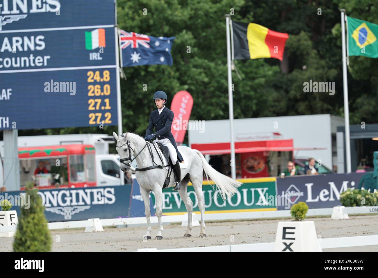 Luhmuhlen, Germany, June 14, 2025 Robbie Kearns of Ireland with Chance