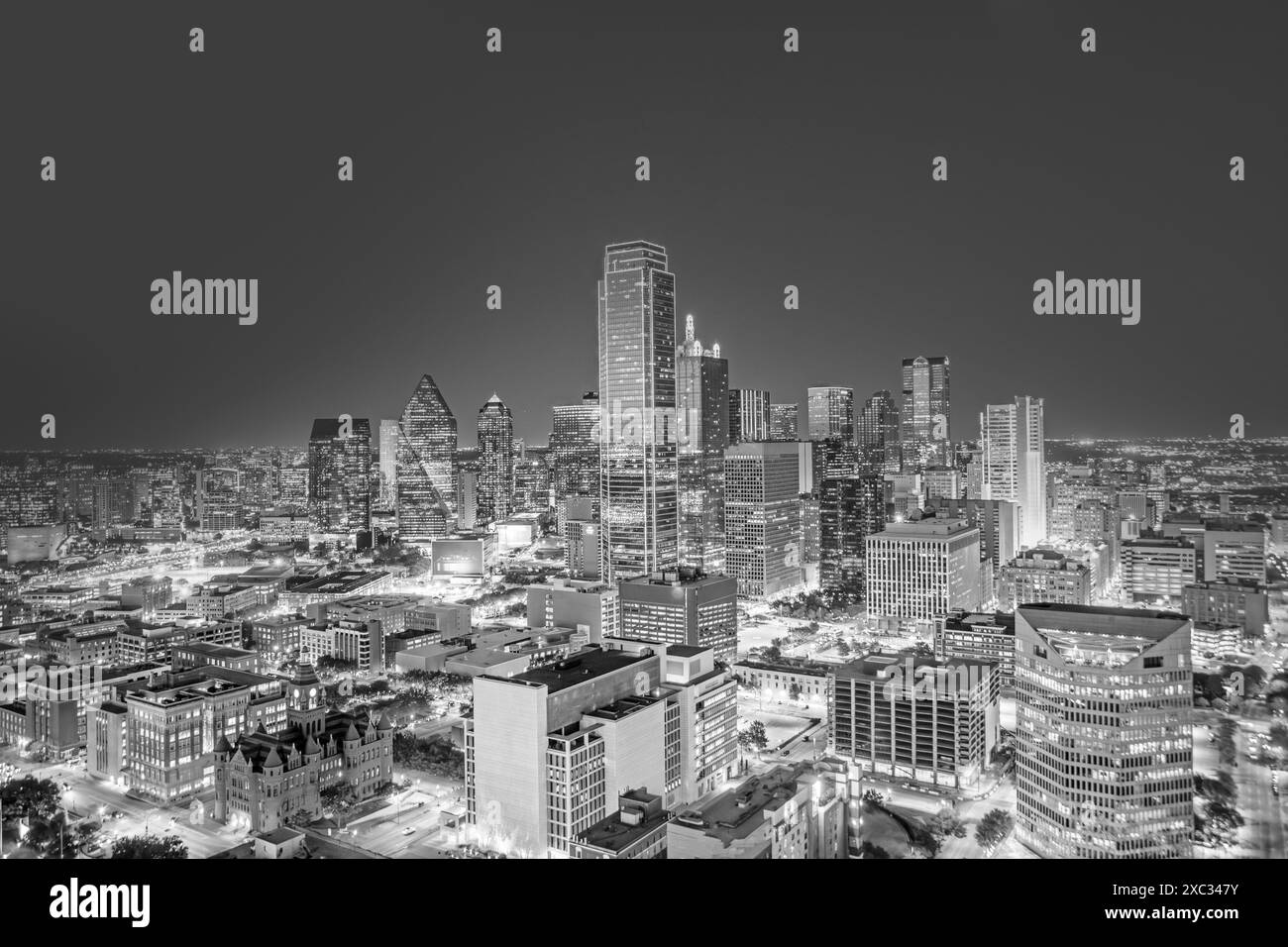 Dallas texas reunion tower Black and White Stock Photos & Images - Alamy