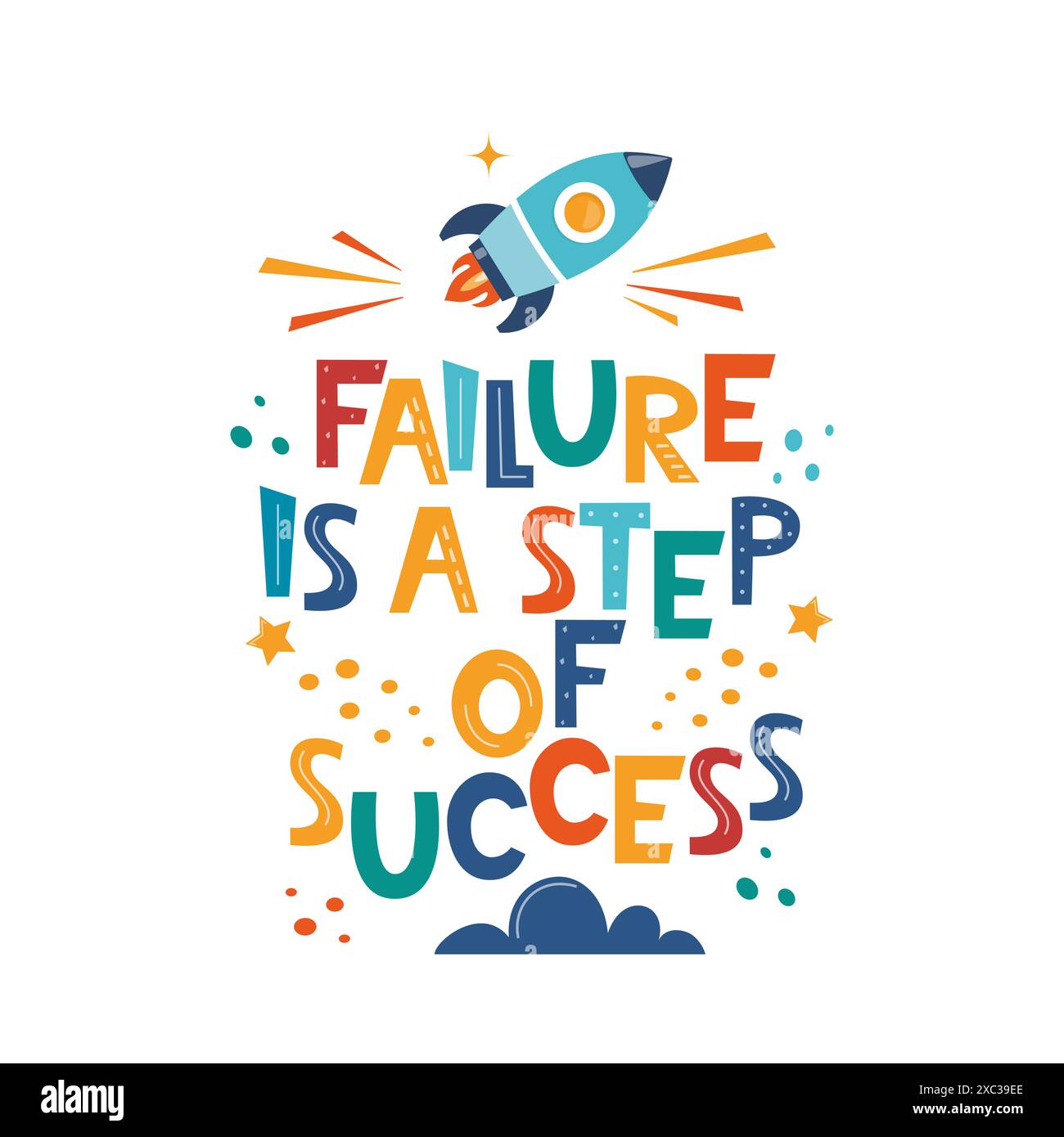 Success failure concept drawn Cut Out Stock Images & Pictures - Alamy