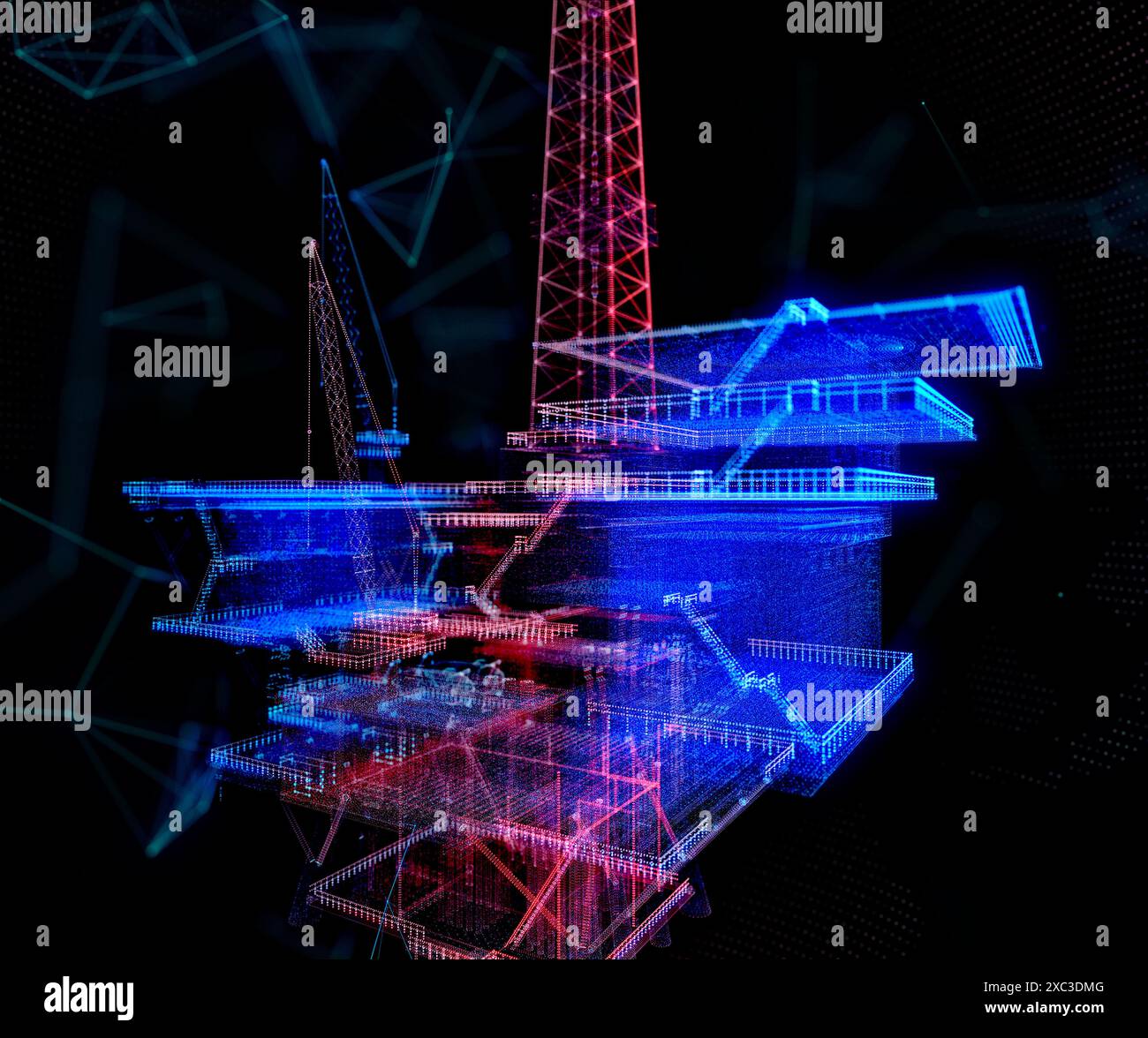 Offshore oil and gas processing platform, oil and gas industry to ...