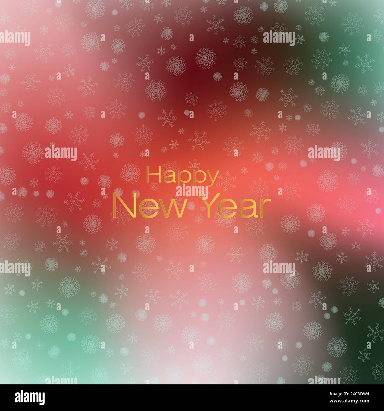 Year vector design, colorful illustration, gradient background. Stock Vector