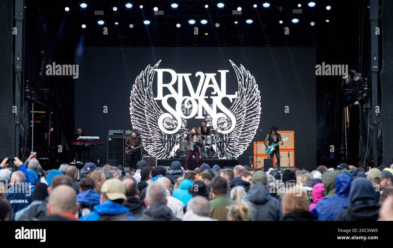 Trondheim, Norway. 06th, June 2024. The American rock band Rival Sons