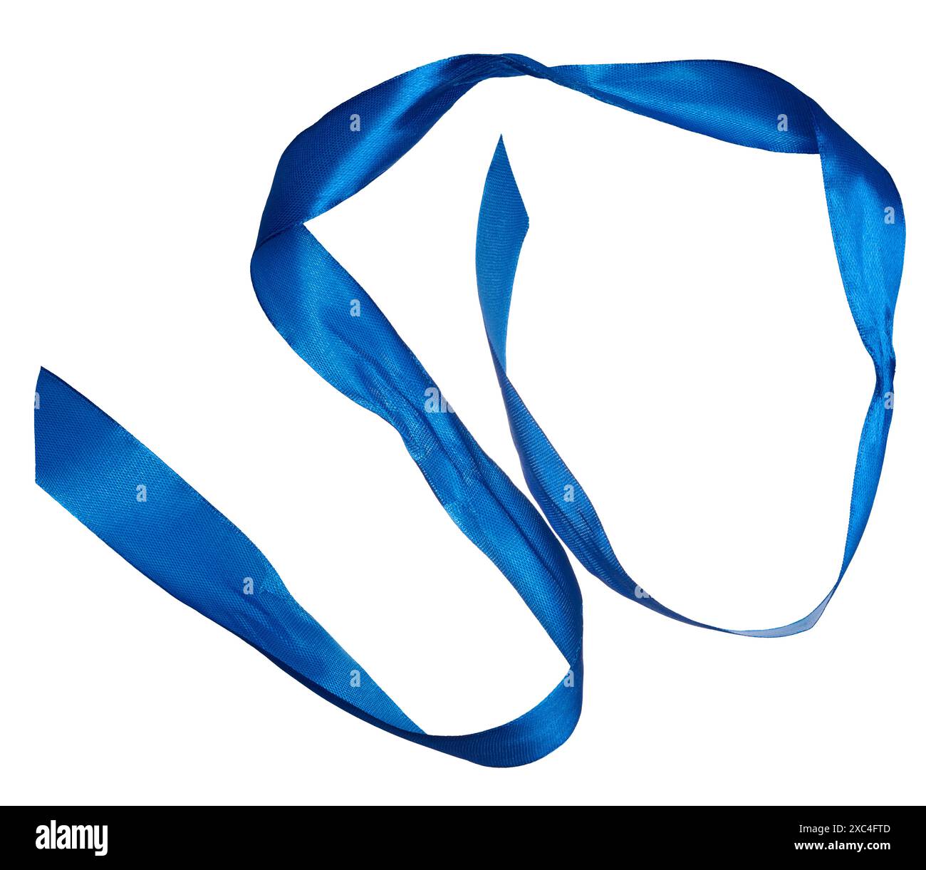 Blue twisted ribbon Cut Out Stock Images & Pictures - Alamy