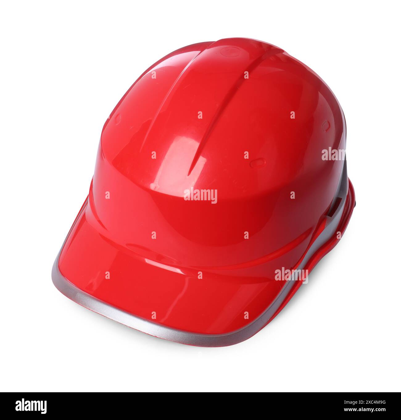 Orange hard hat isolated on white. Safety equipment Stock Photo - Alamy
