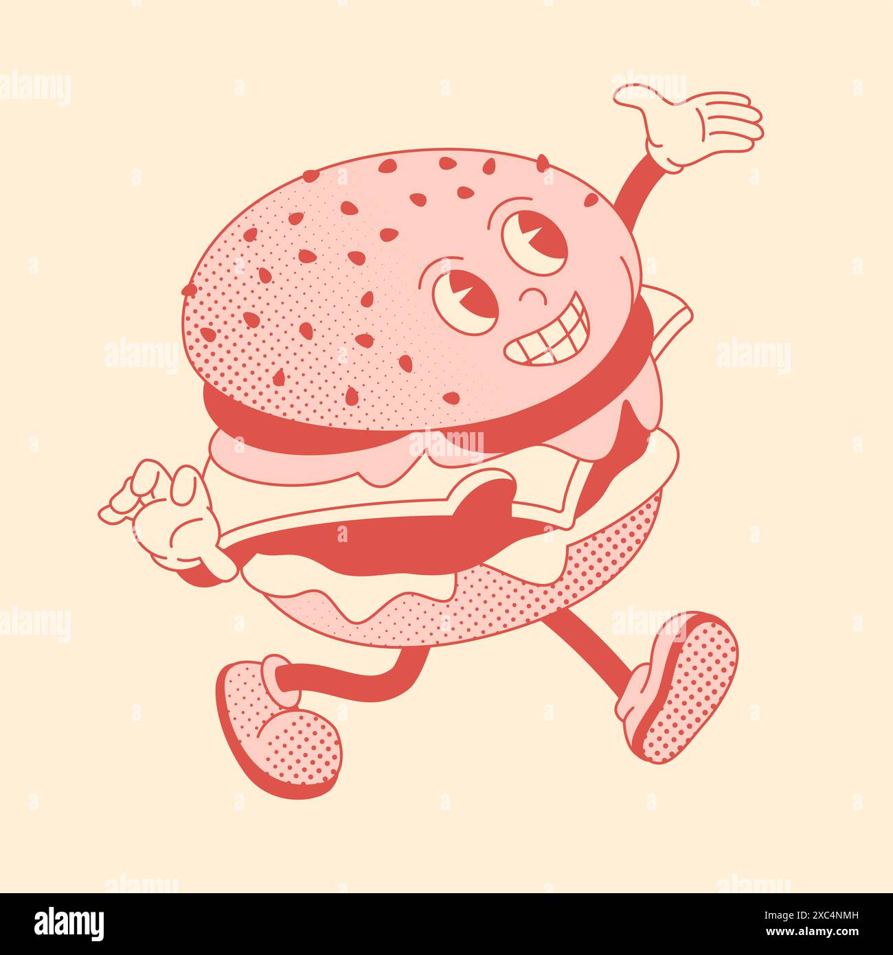 Hamburger Groovy Comic Character Stock Vector Image Art Alamy hamburger-groovy-comic-character-stock-vector-image-art-alamy