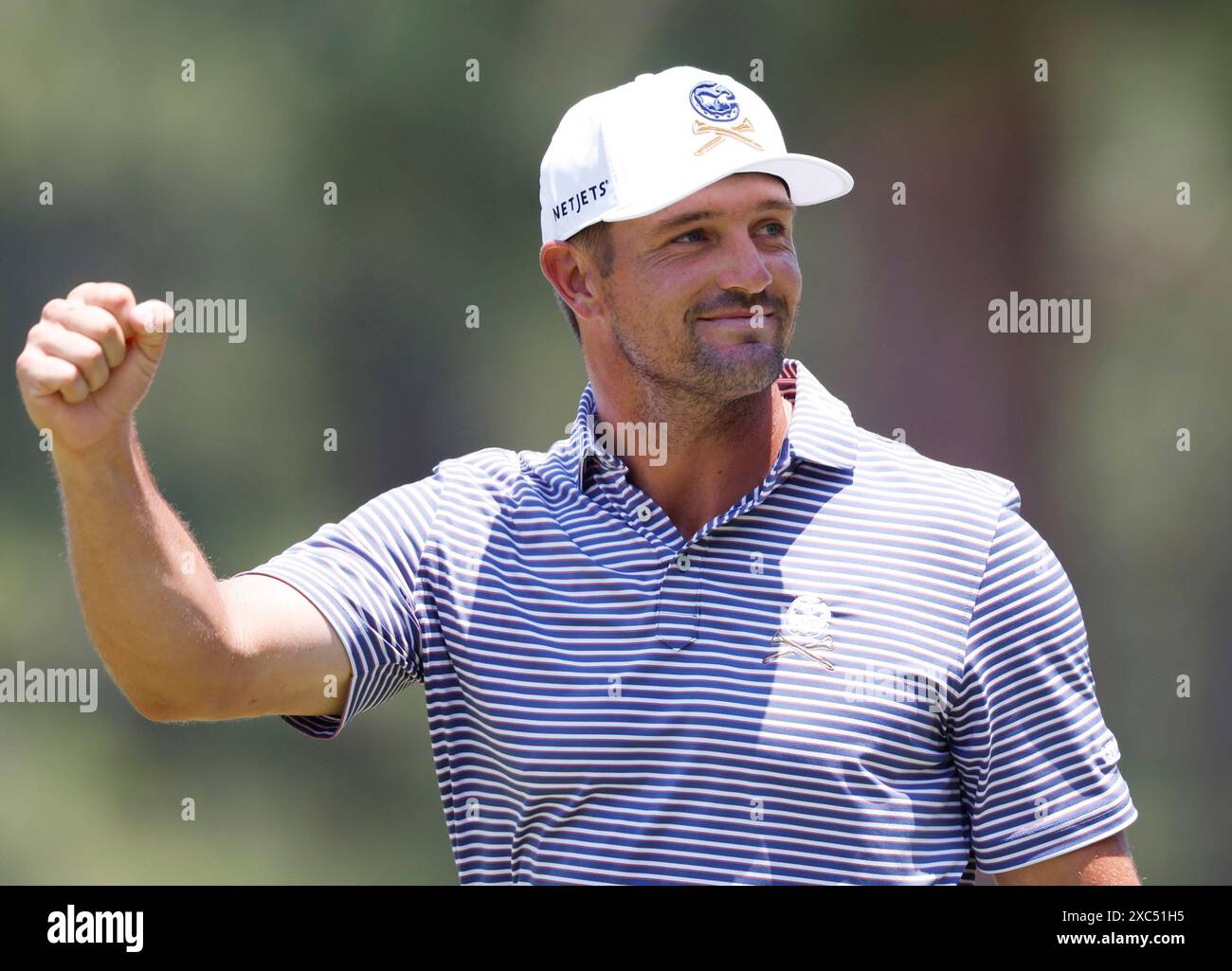 Photo inspiration: Gallery Detail: Pinehurst United States 14Th June 2024 Bryson Dechambeau Acknowledges Fans
