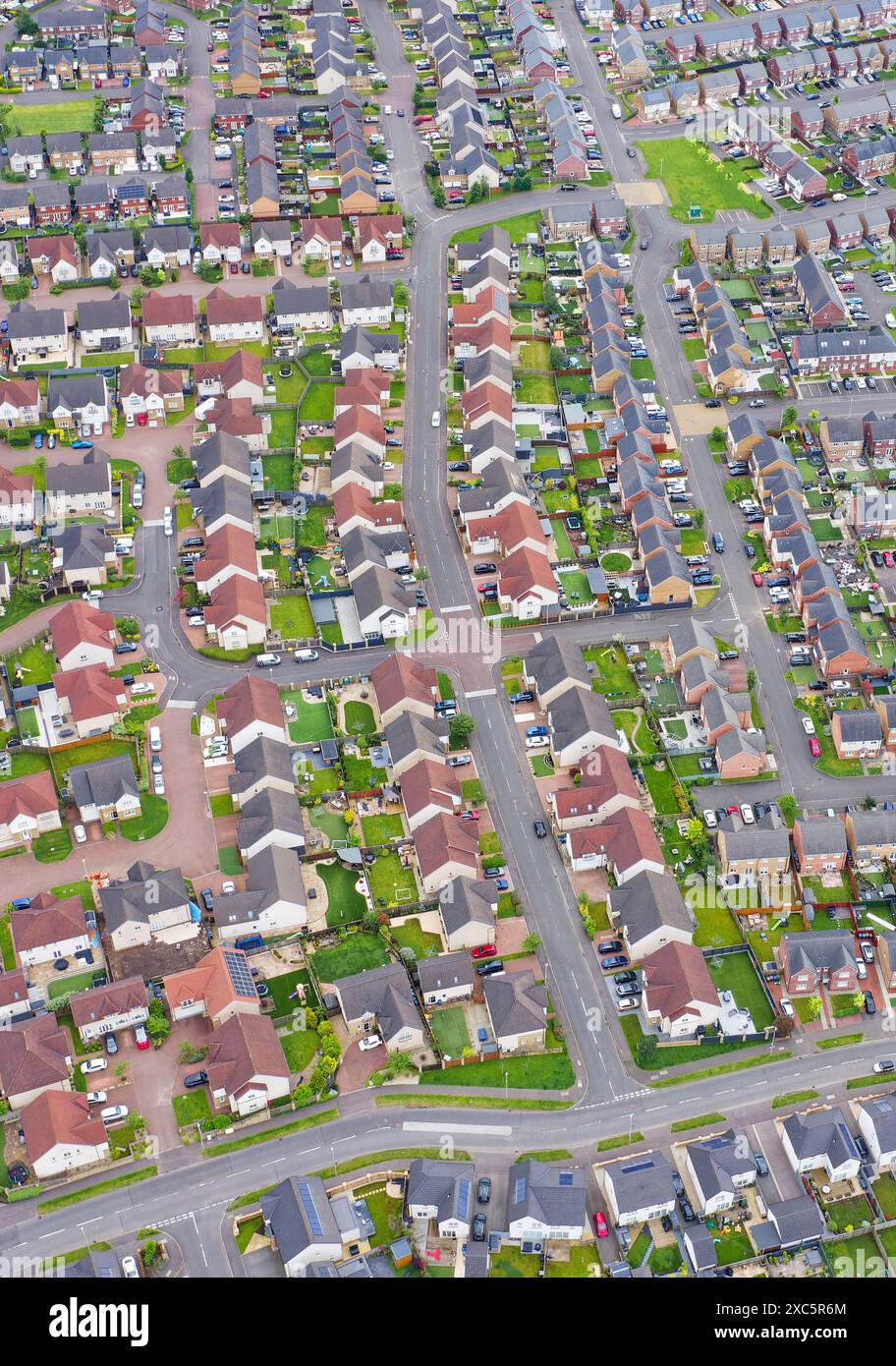 New housing development at Dargavel in Stock Photo Alamy