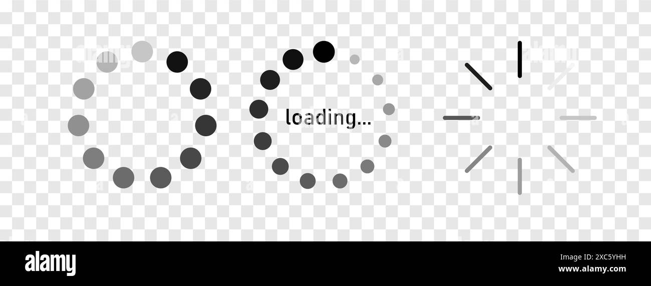 Loading bar concept. Progress data for upload or download. Techmology concept. Vector art. Stock Vector