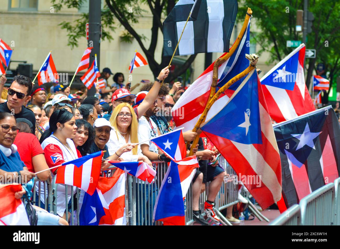 Thousands of participants gathered along Fifth Avenue in New York City ...
