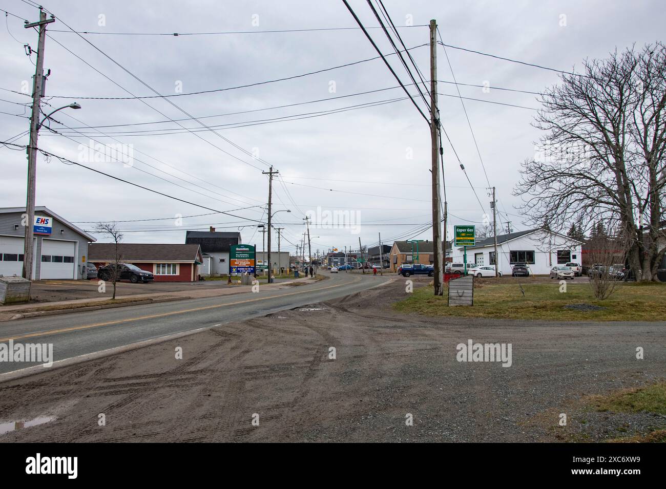 Downtown St. Peter’s, Nova Scotia, Canada Stock Photo Alamy