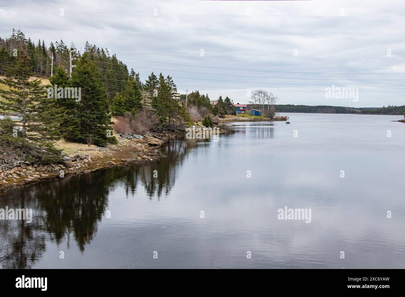 Spanish Ship Bay in Liscomb, Nova Scotia, Canada Stock Photo - Alamy