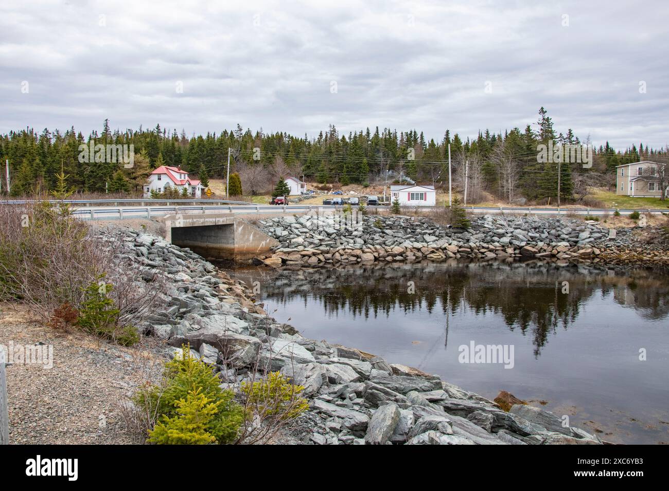 Spanish Ship Bay in Nova Scotia, Canada Stock Photo Alamy