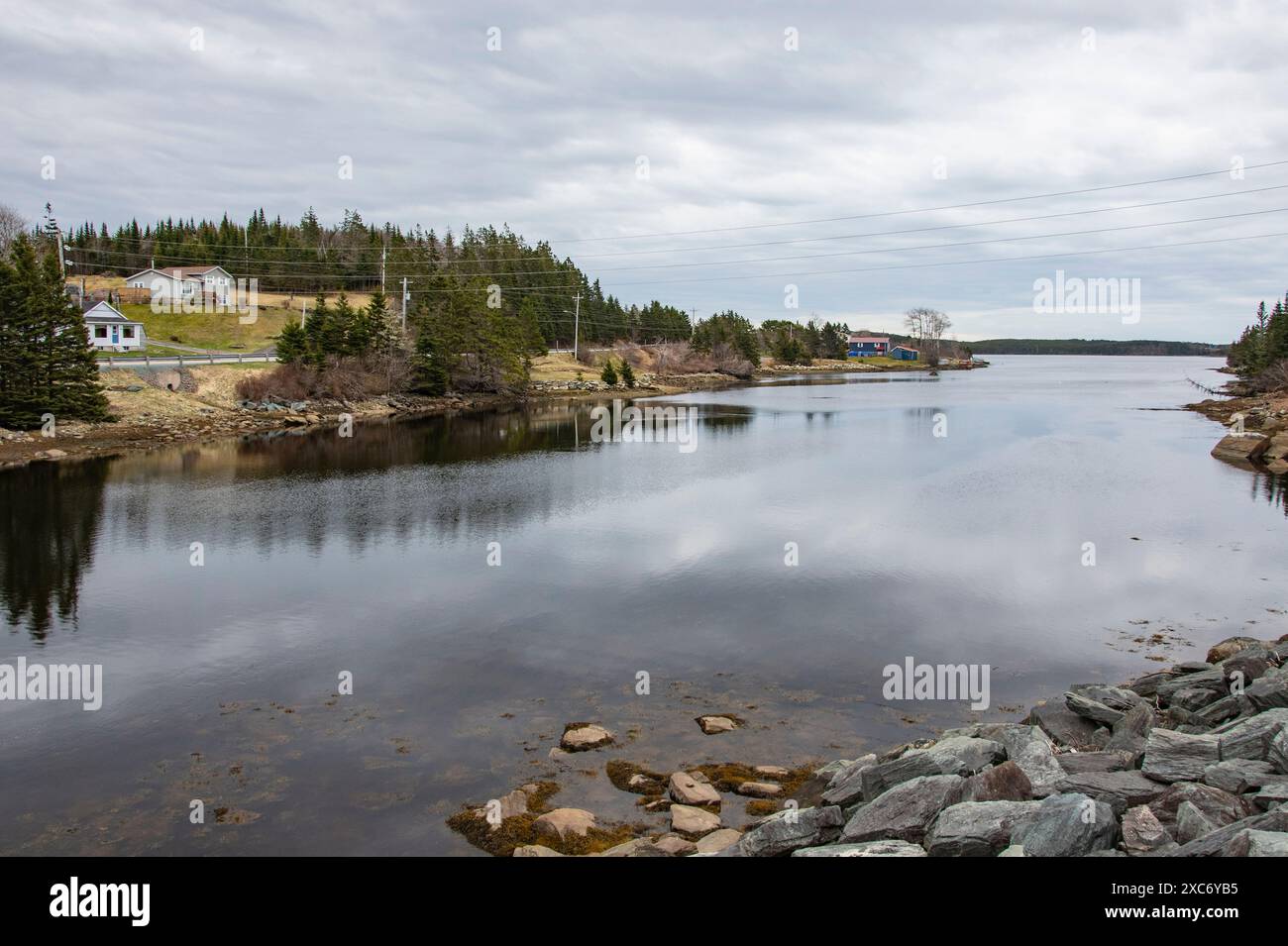 Spanish Ship Bay in Nova Scotia, Canada Stock Photo Alamy