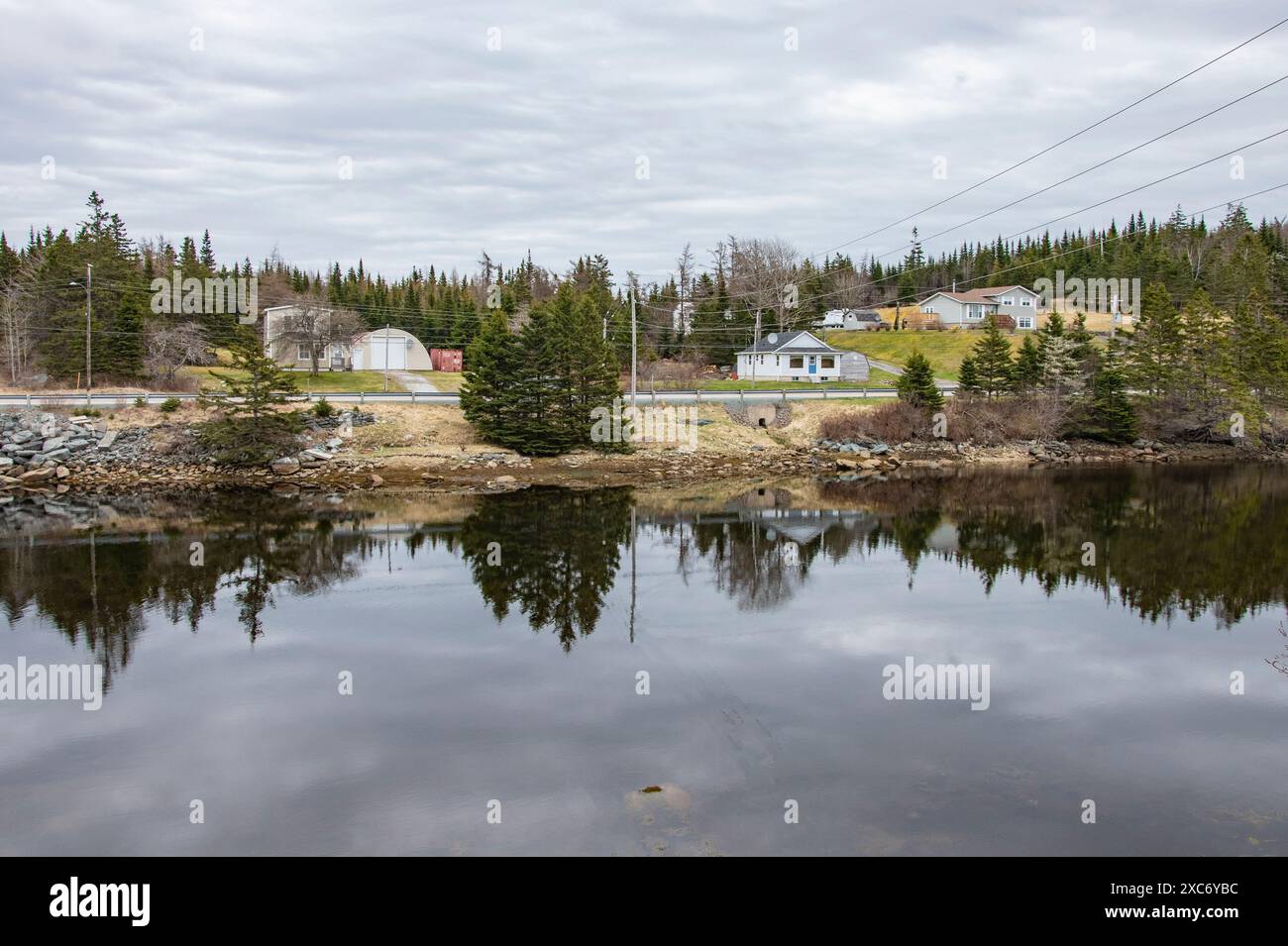 Spanish Ship Bay in Nova Scotia, Canada Stock Photo Alamy