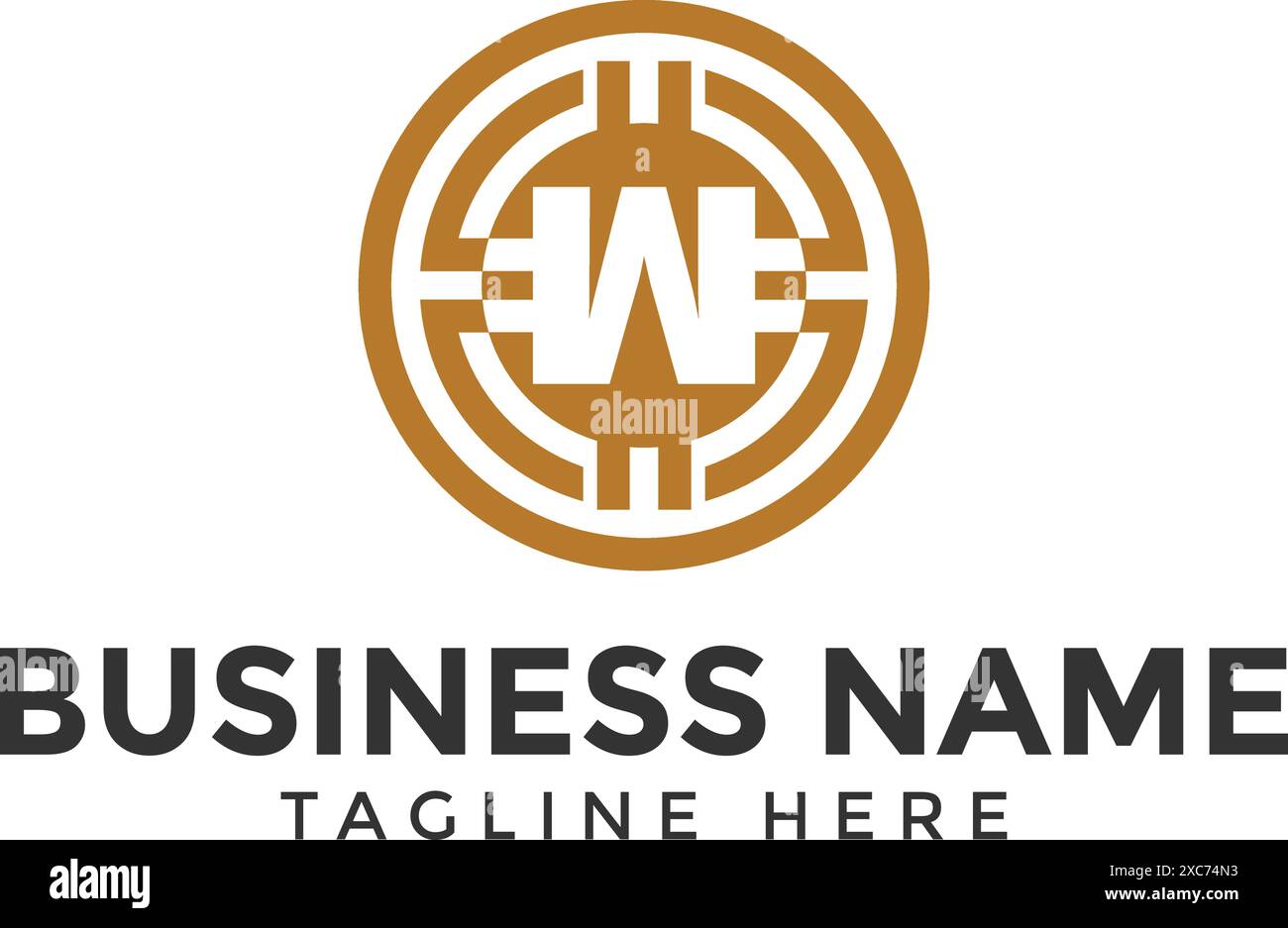 letter W crypto logo icon vector, letter w crypto token Stock Vector ...