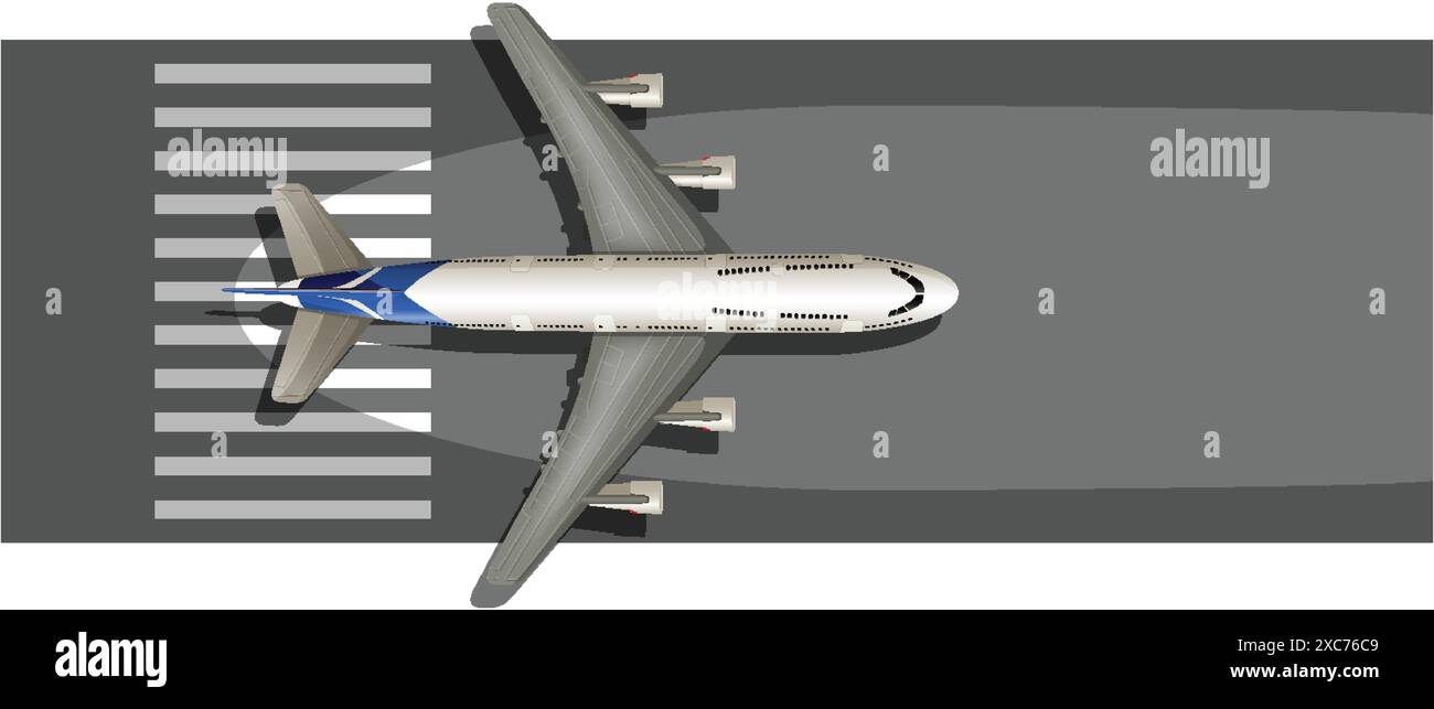 Top View Of Airplane