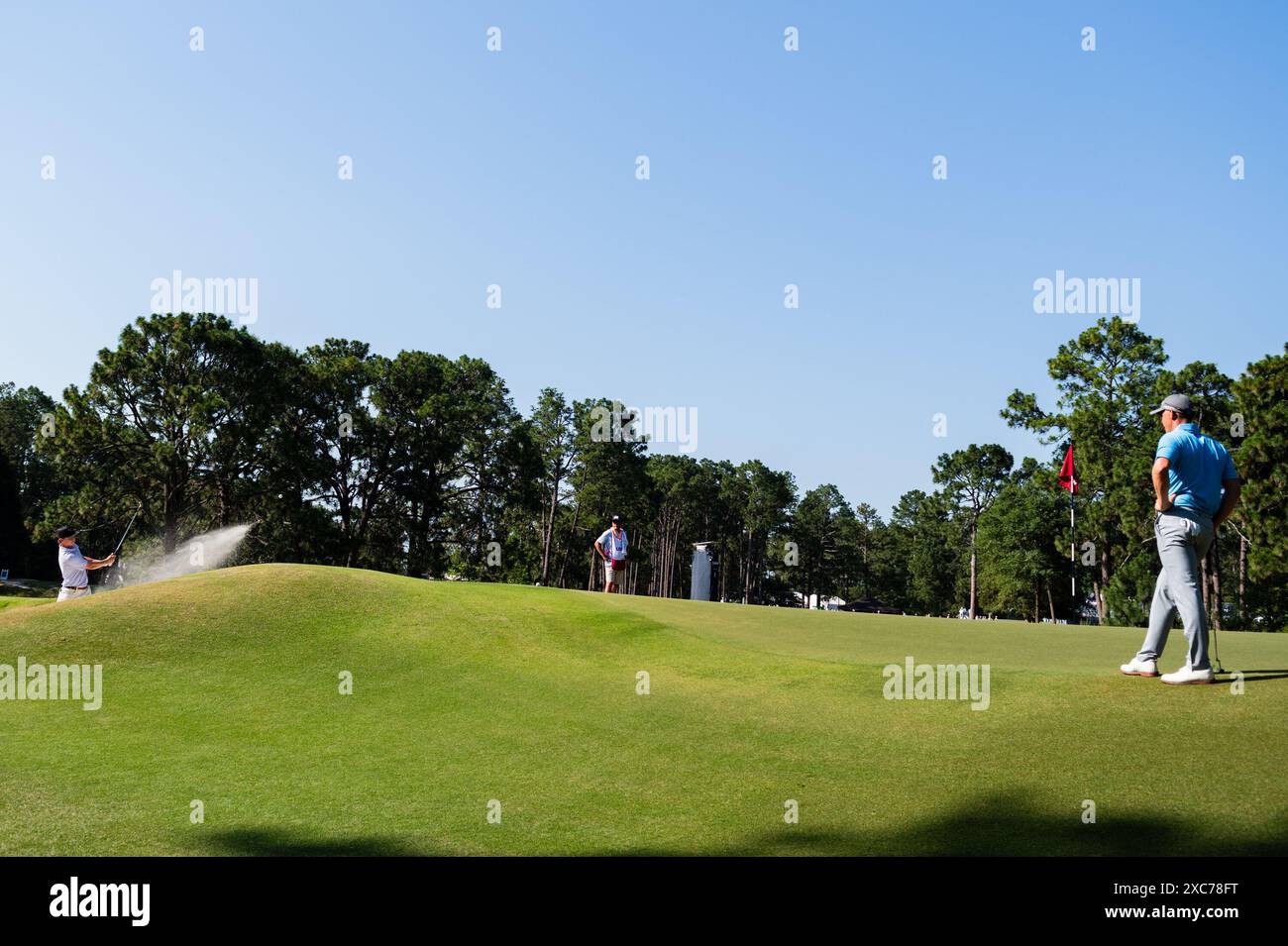 Curated visual reference: Second Only To Pinehurst Reference: Pinehurst North Carolina Usa 14Th June 2024 Amateur Wells Williams
