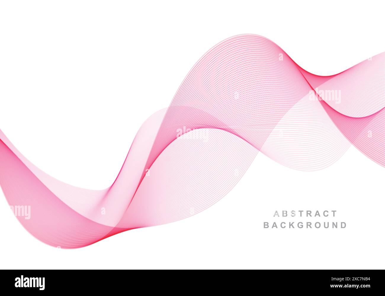 Elegant pink business flowing wave background illustration Stock Vector ...