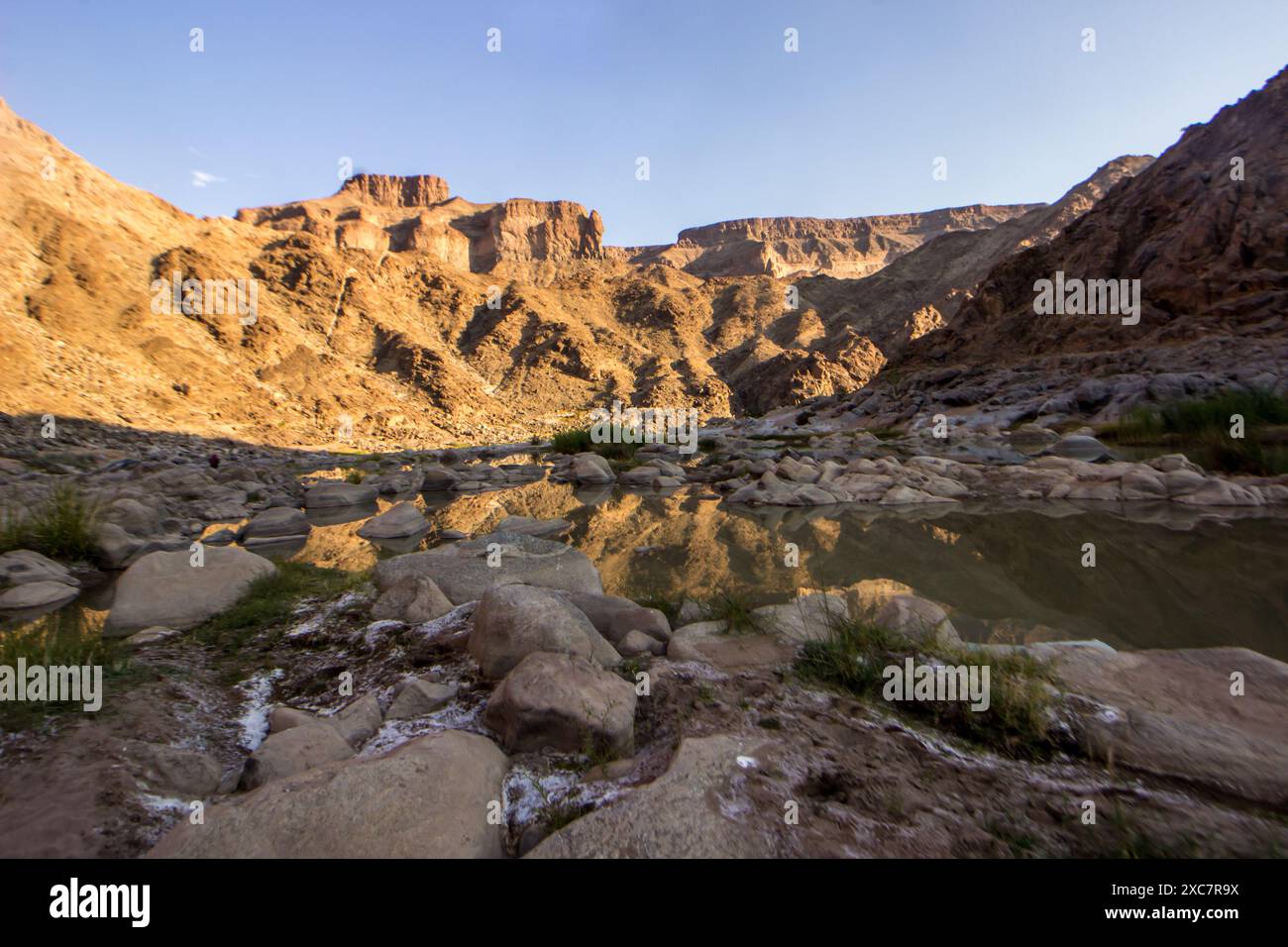 Namibia Cliffs Majestic late afternoon view from within the Fish River canyon, Namibia ...