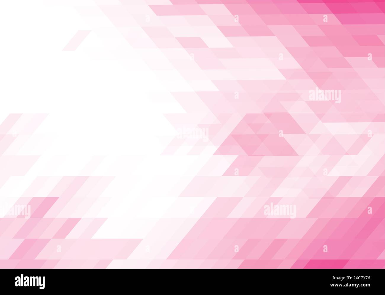 Abstract pink geometric shapes background Stock Vector