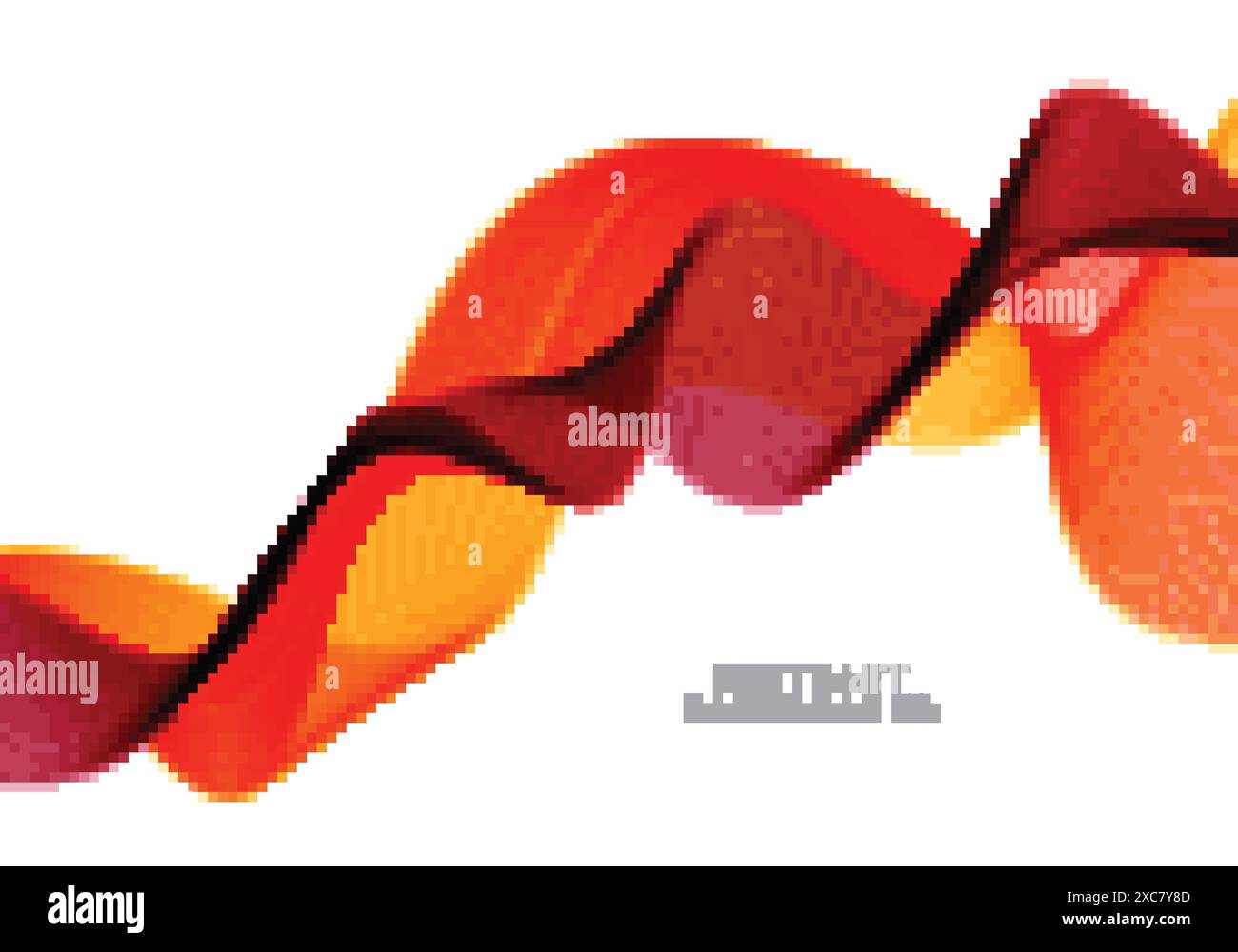 Abstract colorful smoke flowing wave background Stock Vector