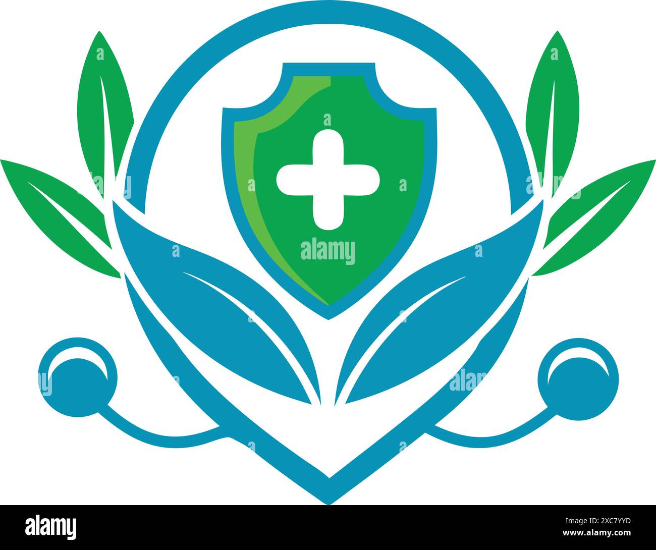 Logo for health services Vector Stock Vector