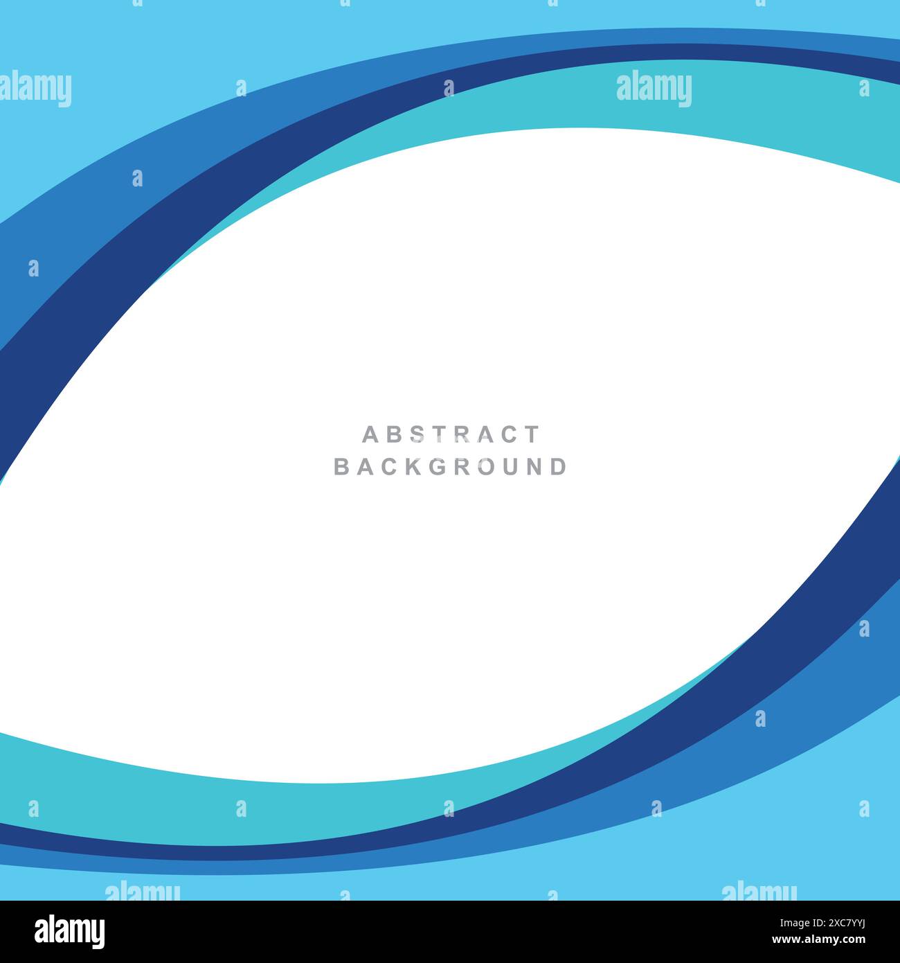Modern colorful blue business wave background illustration Stock Vector ...