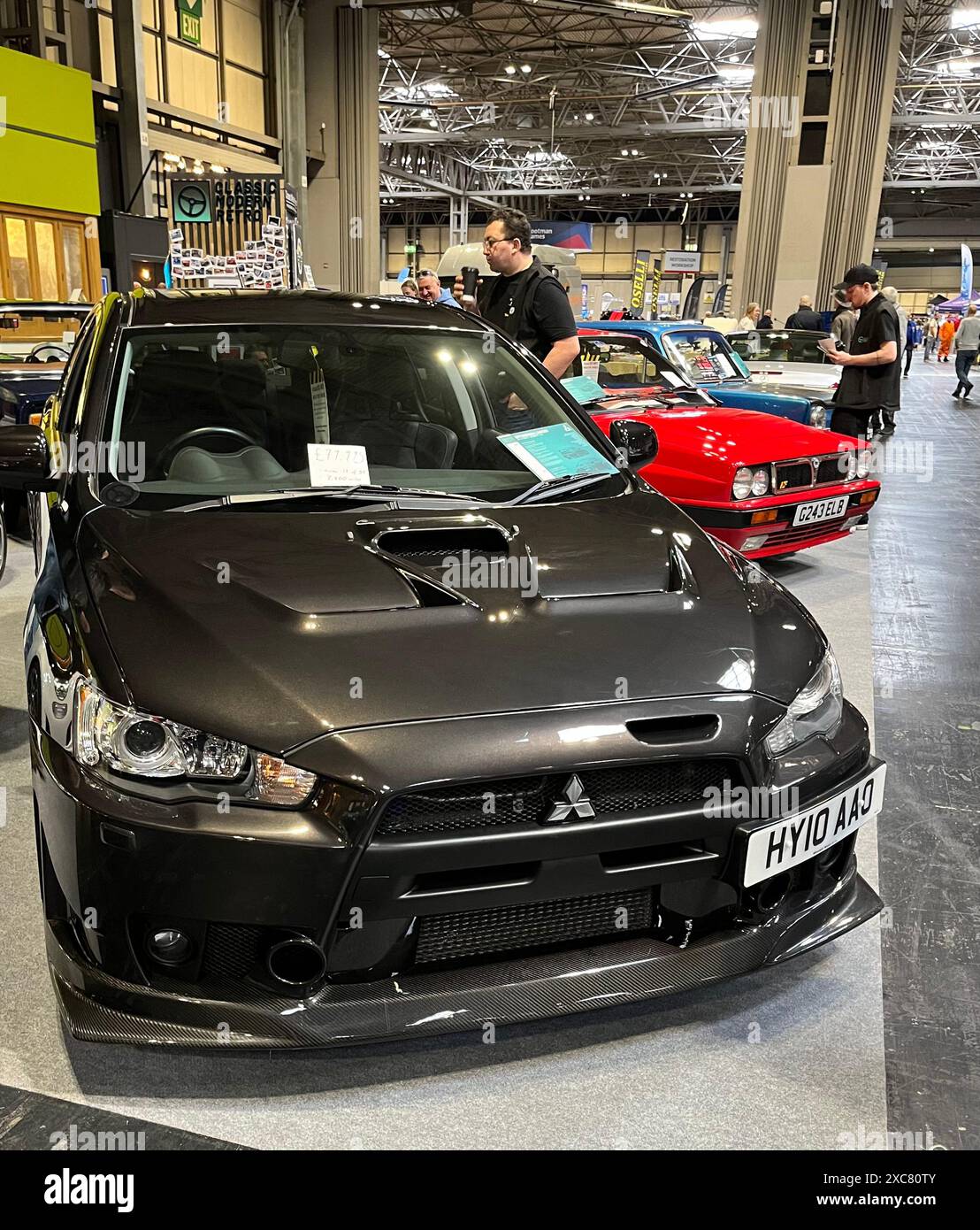 Mitsubishi Lancer Evolution X Stock Photo
