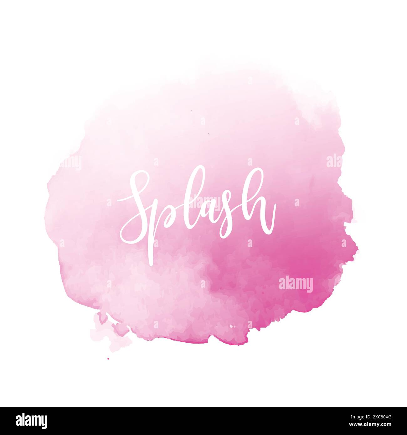 Abstract pink splash watercolor background Stock Vector Image & Art - Alamy