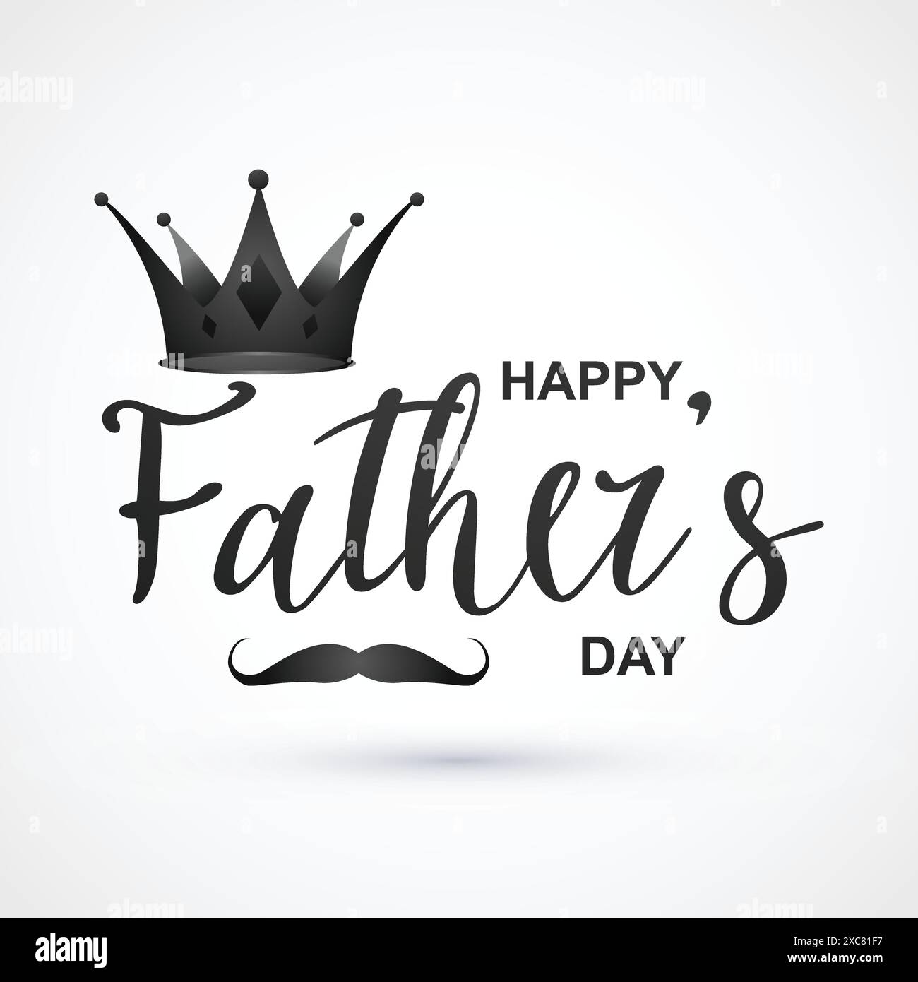 Happy fathers day wishes greeting card background Stock Vector Image ...