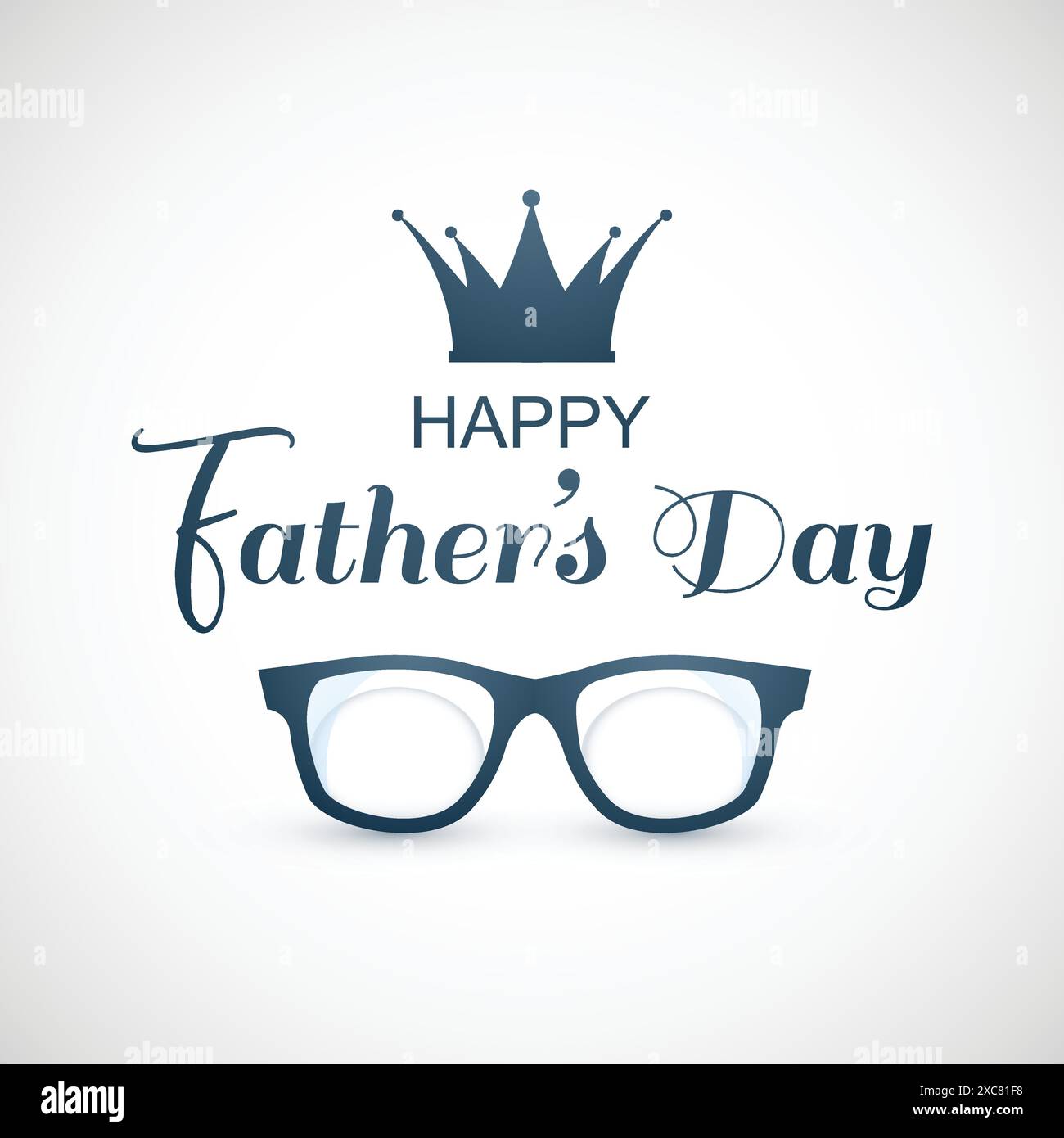 Elegant happy fathers day card design Stock Vector Image & Art - Alamy