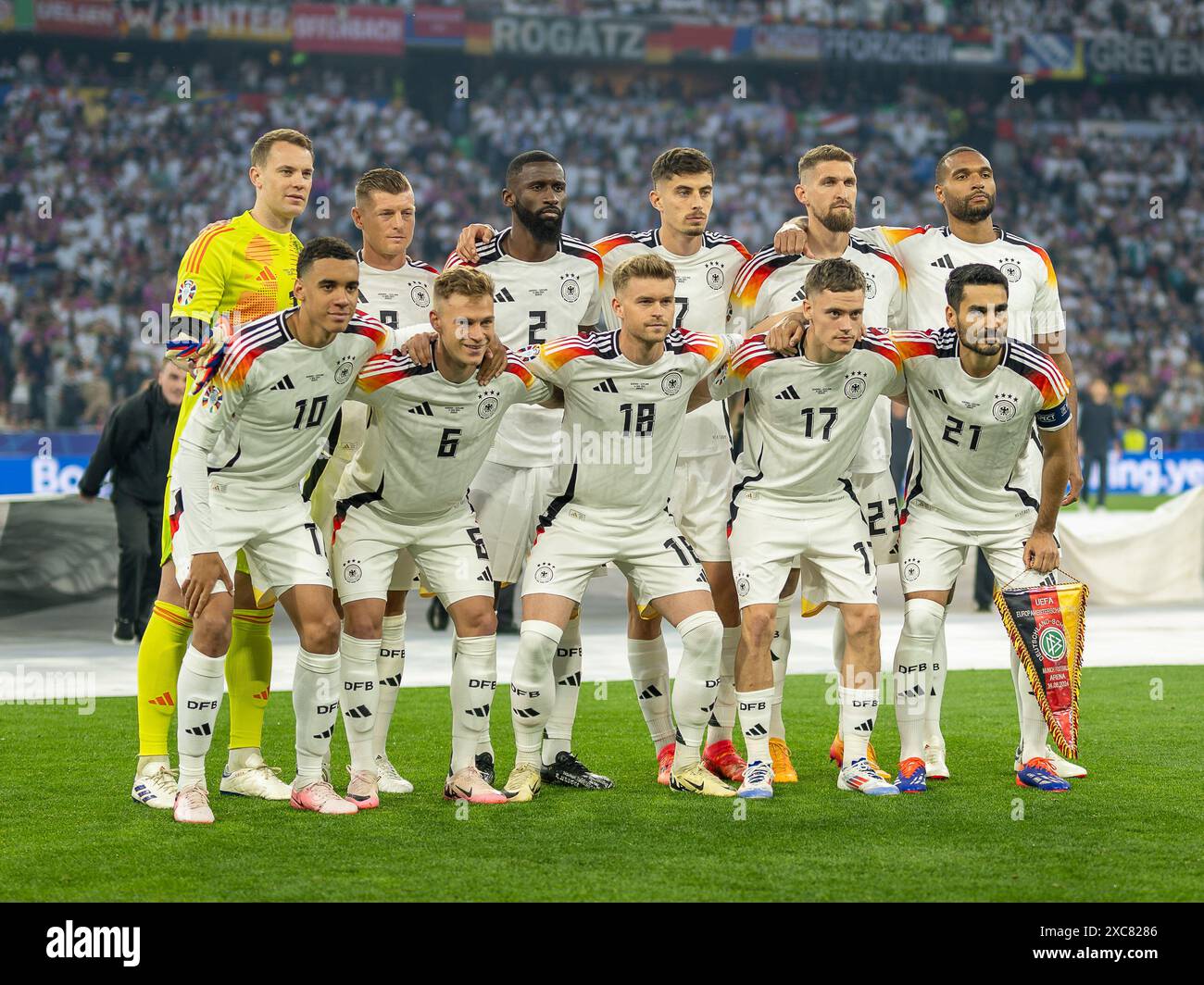 Startelf Deutschland, GER, Germany (GER) vs. Scottland (SCO), Fussball Europameisterschaft, UEFA